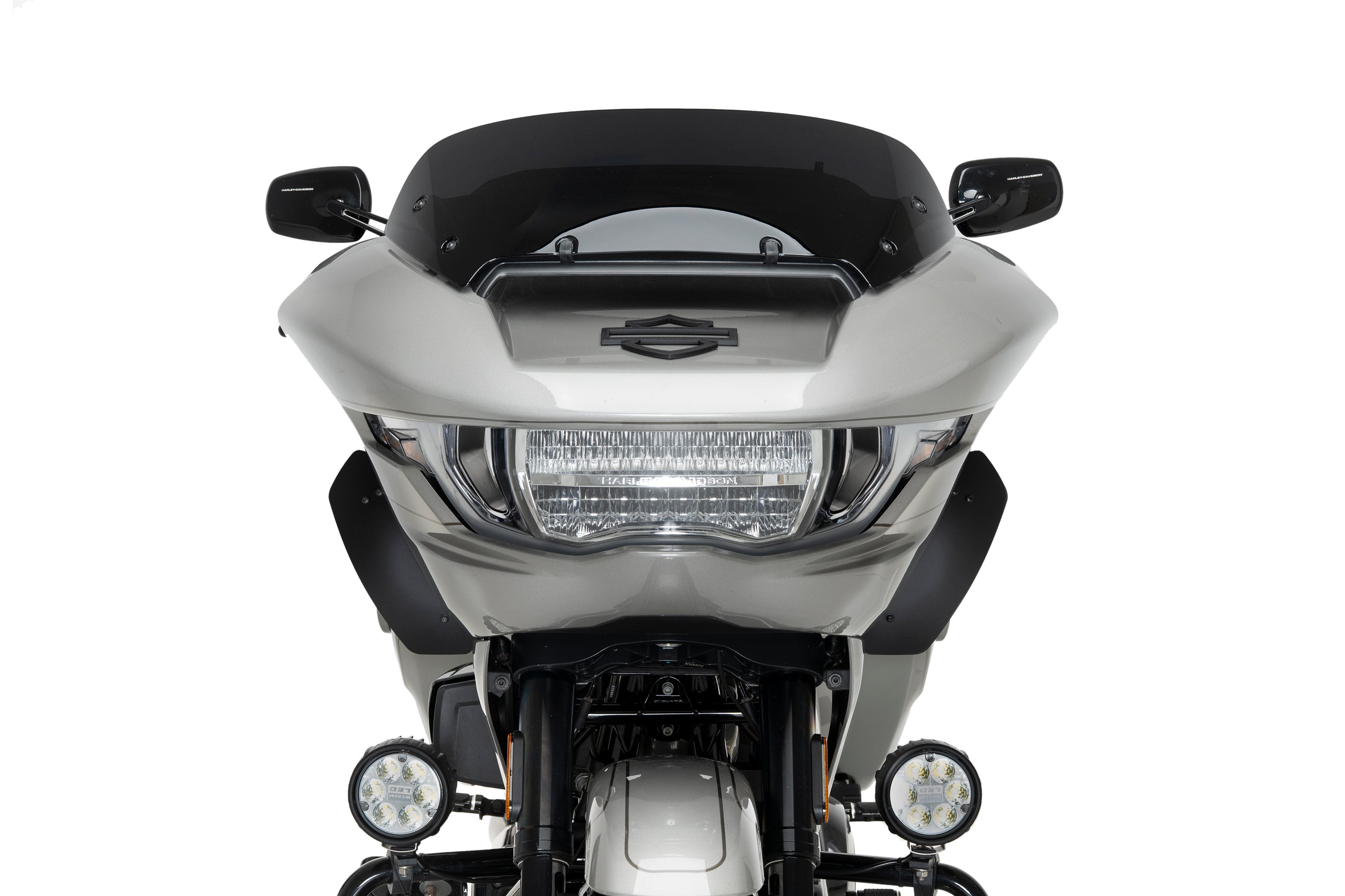 Puig Lower Wind Deflectors | Matte Black | Harley Davidson Road Glide (FLTRX) 2024>Current -   Pyramid Motorcycle Accessories