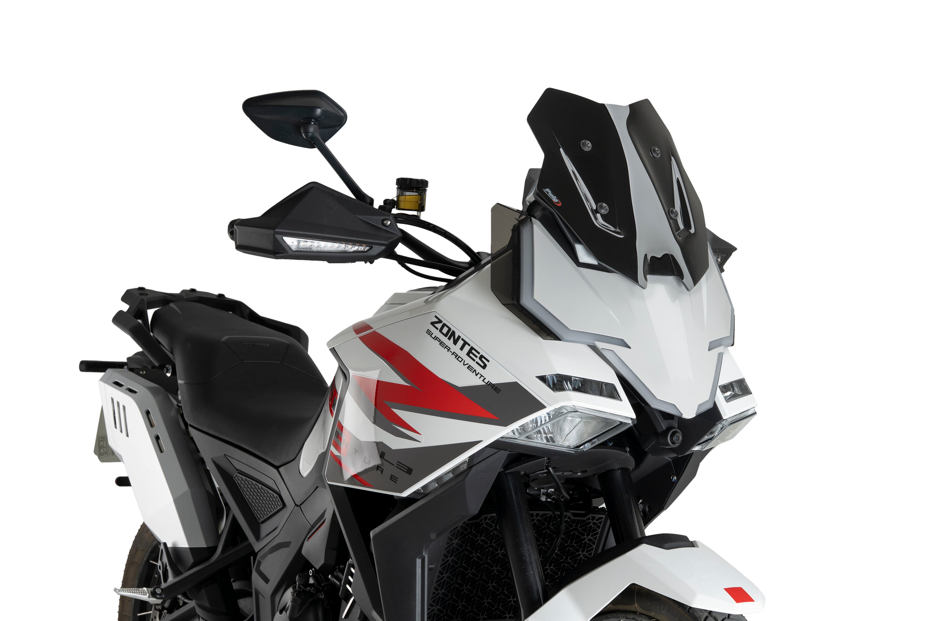 Puig Sport Screen | Black (Opaque) | Zontes ZT-703F 2024>2025 -   Pyramid Motorcycle Accessories