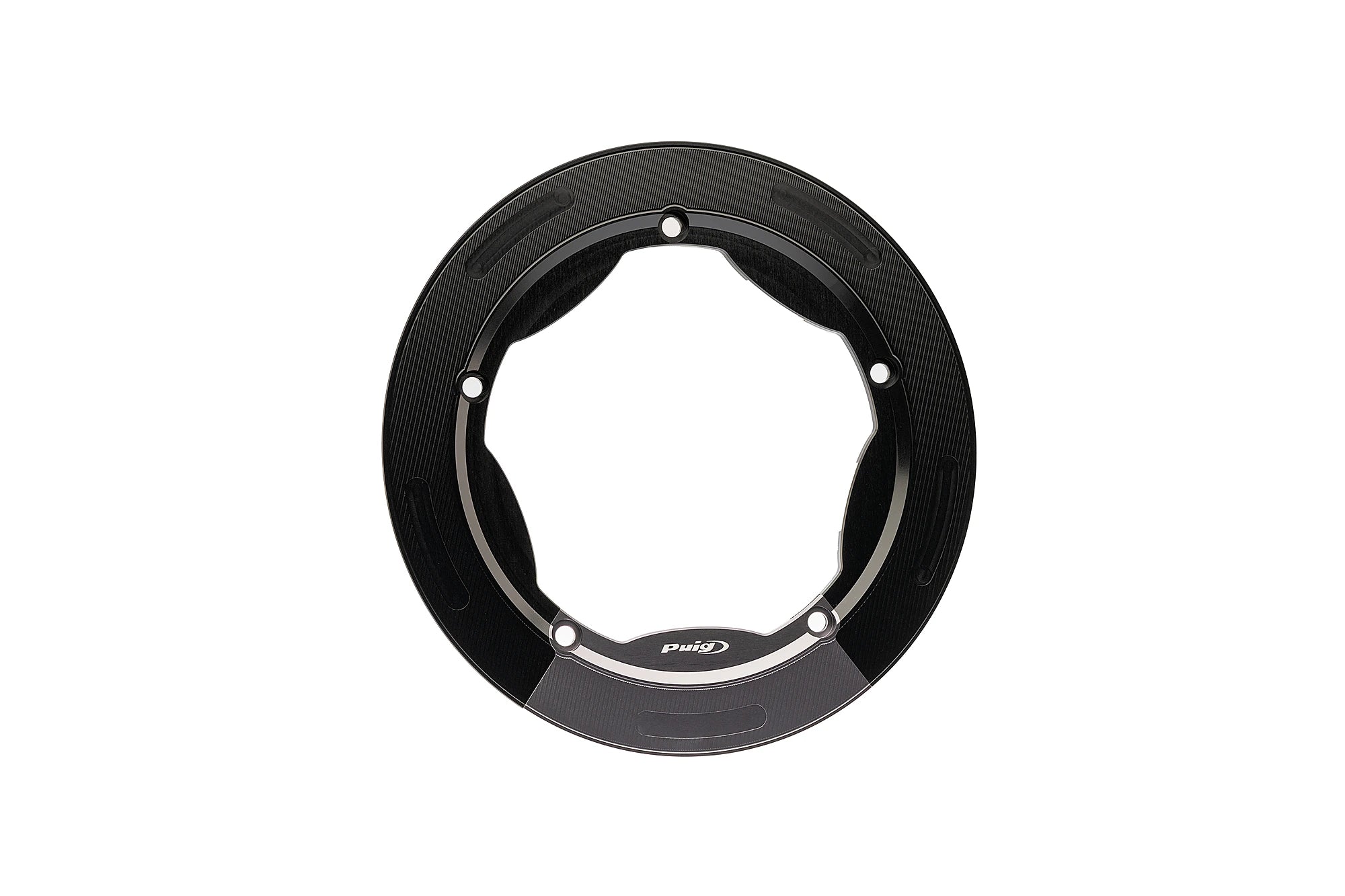 Puig Shaft Ring Trim - 2 Piece Kit | Titanium | Yamaha TMAX 530 / 560 -   Pyramid Motorcycle Accessories