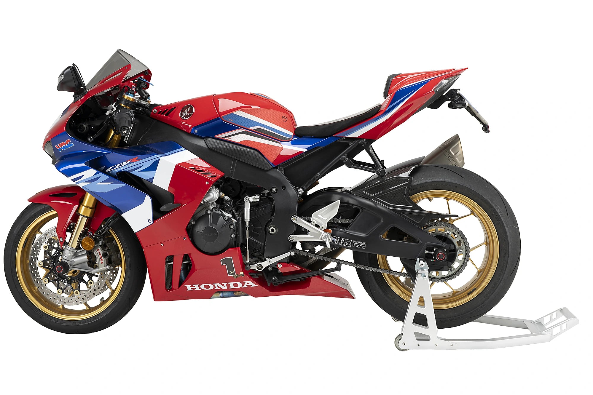 Puig Aluminium Rear Paddock Stand for Conventional Swingarm -   Pyramid Motorcycle Accessories