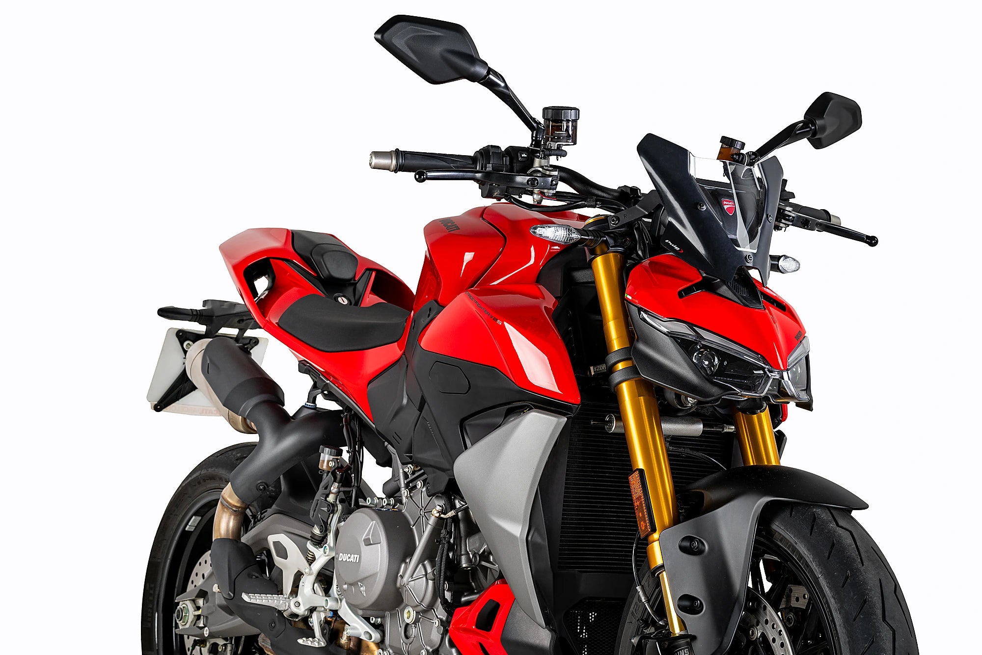 Puig Sport Screen | Clear | Ducati Streetfighter V2/V2 S 2025>Current -   Pyramid Motorcycle Accessories