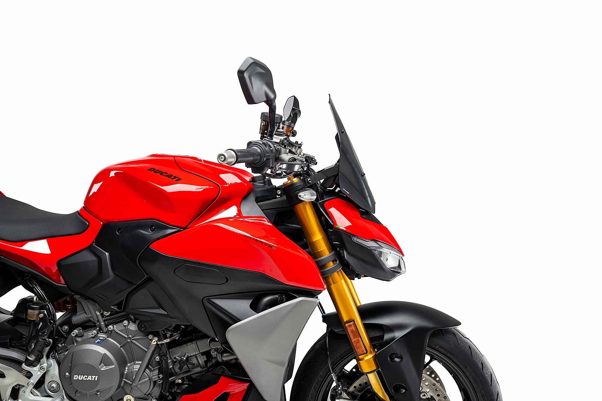 Puig Touring Screen | Light Smoke | Ducati Streetfighter V2/V2 S 2025>Current -   Pyramid Motorcycle Accessories