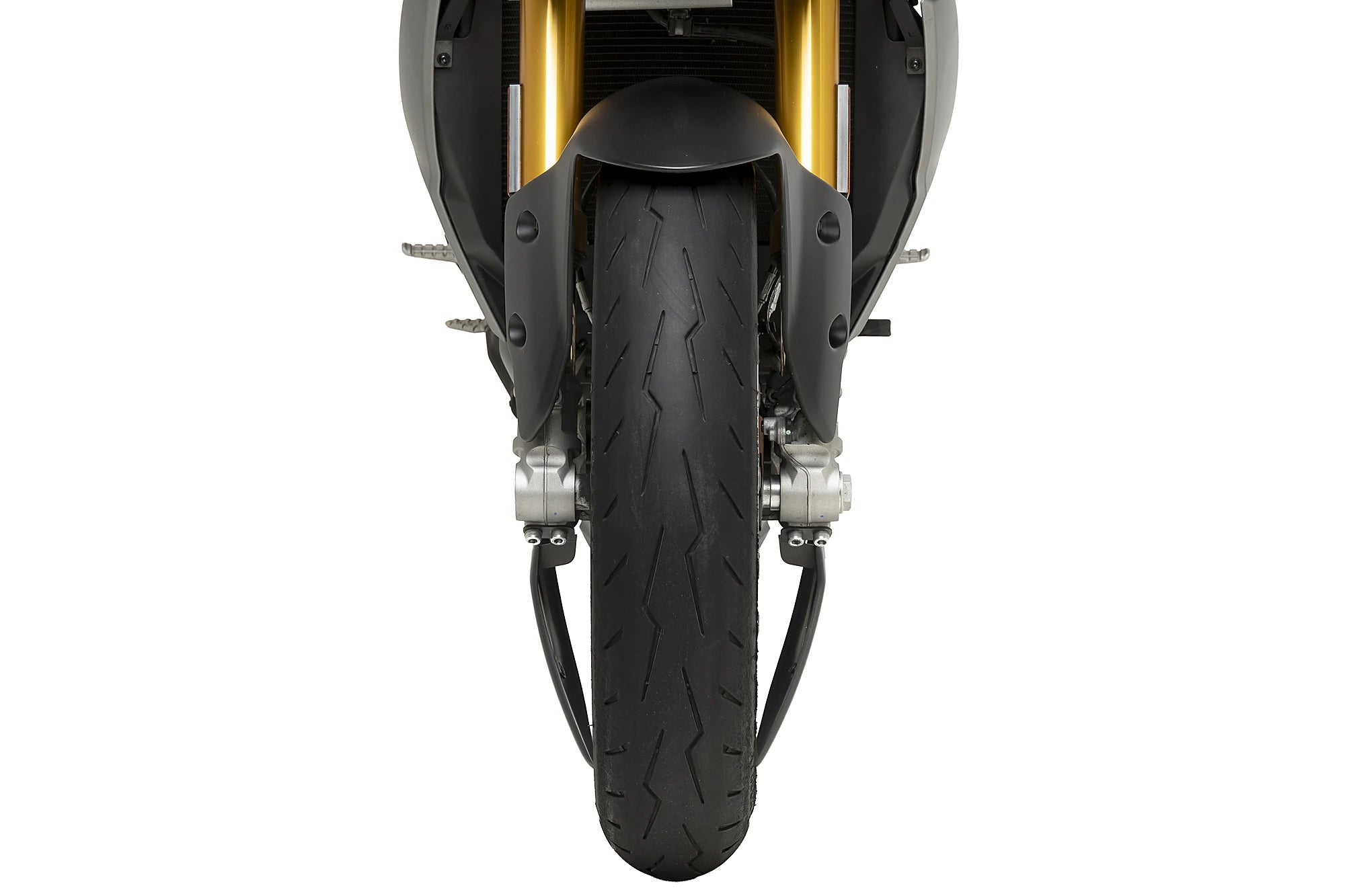 Puig Aero Wheel Deflector | Matte Black | Ducati Streetfighter V2/V2 S 2025>Current -   Pyramid Motorcycle Accessories