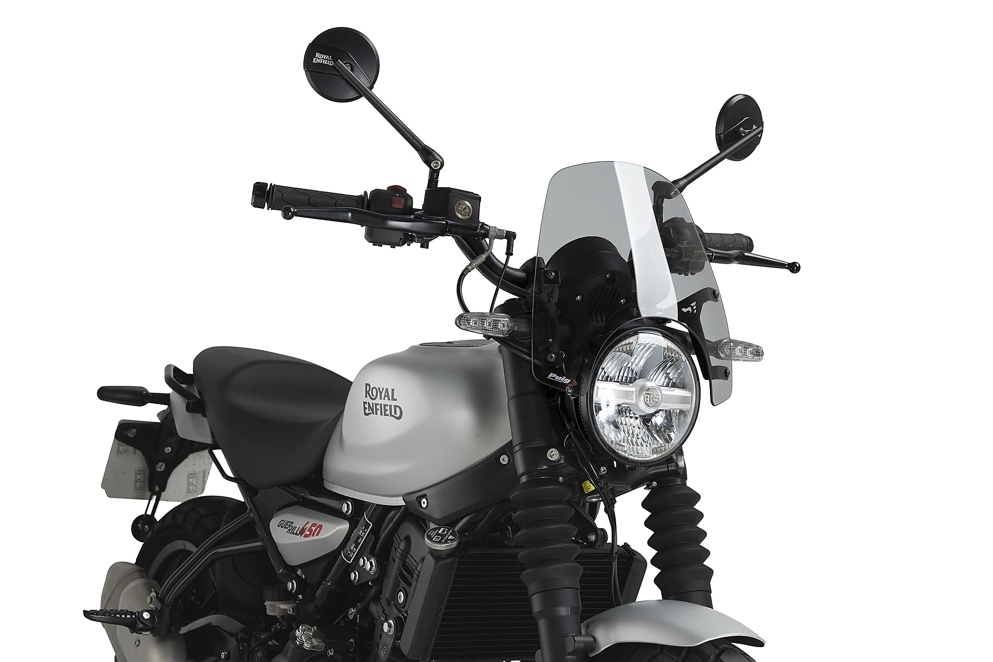 Puig Sport Screen | Light Smoke | Royal Enfield Guerrilla 450 2024>Current