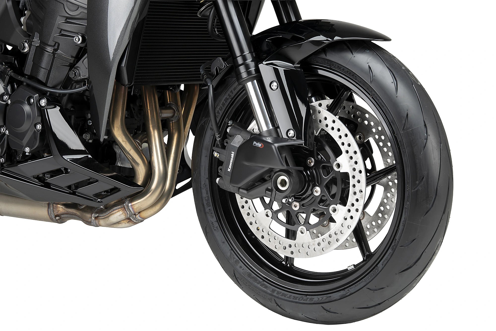 Puig Brake Duct | Matte Black | Kawasaki Z1100/Z1100 SE 2026>Current -   Pyramid Motorcycle Accessories
