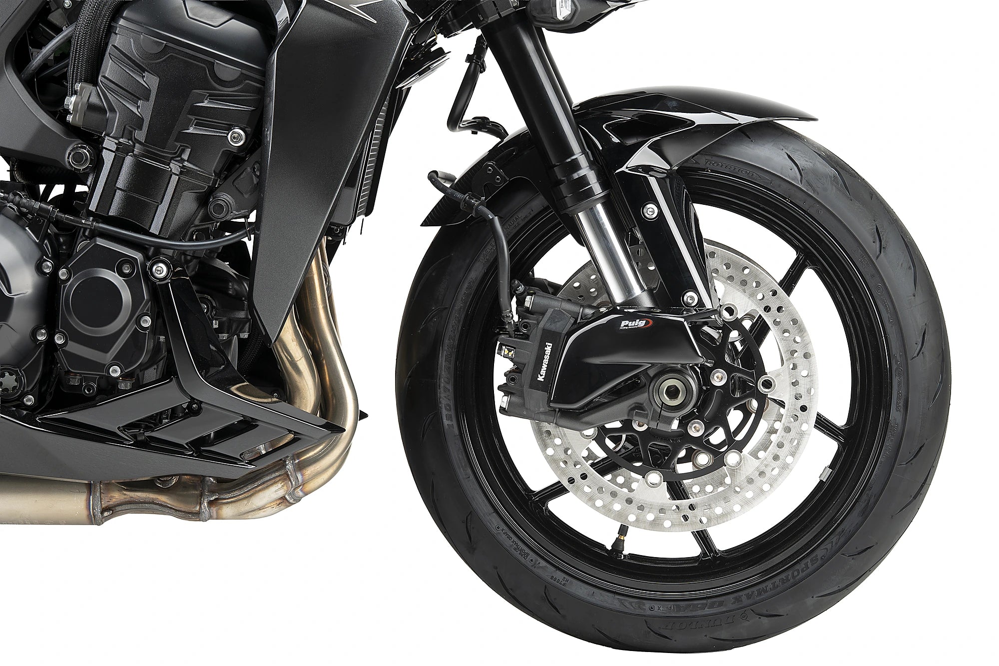 Puig Brake Duct | Gloss Black | Kawasaki Z1100/Z1100 SE 2026>Current -   Pyramid Motorcycle Accessories