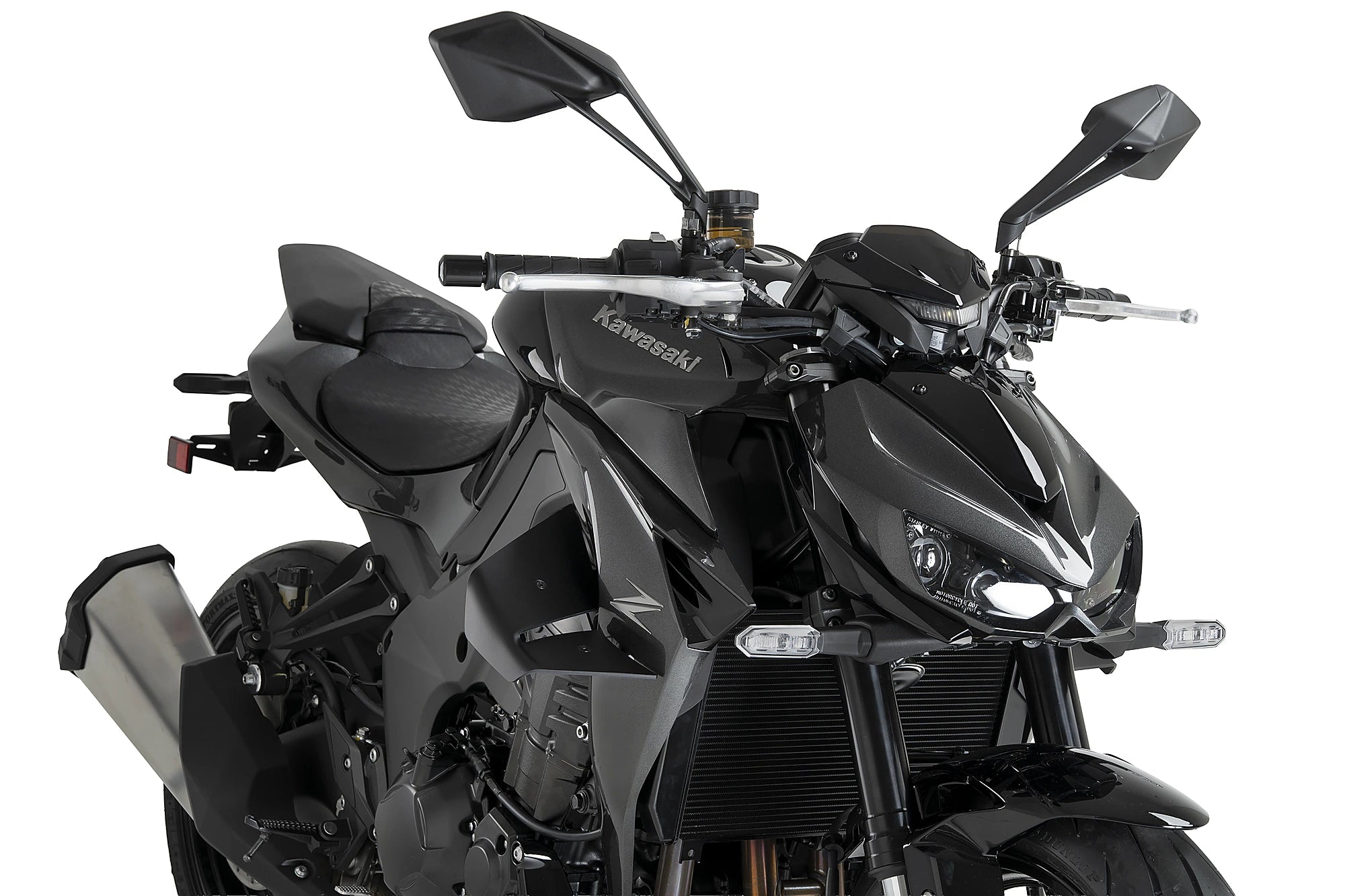 Puig D12 Wings | Matte Black | Kawasaki Z 1100 / Z 1100 SE 2026>Current -   Pyramid Motorcycle Accessories