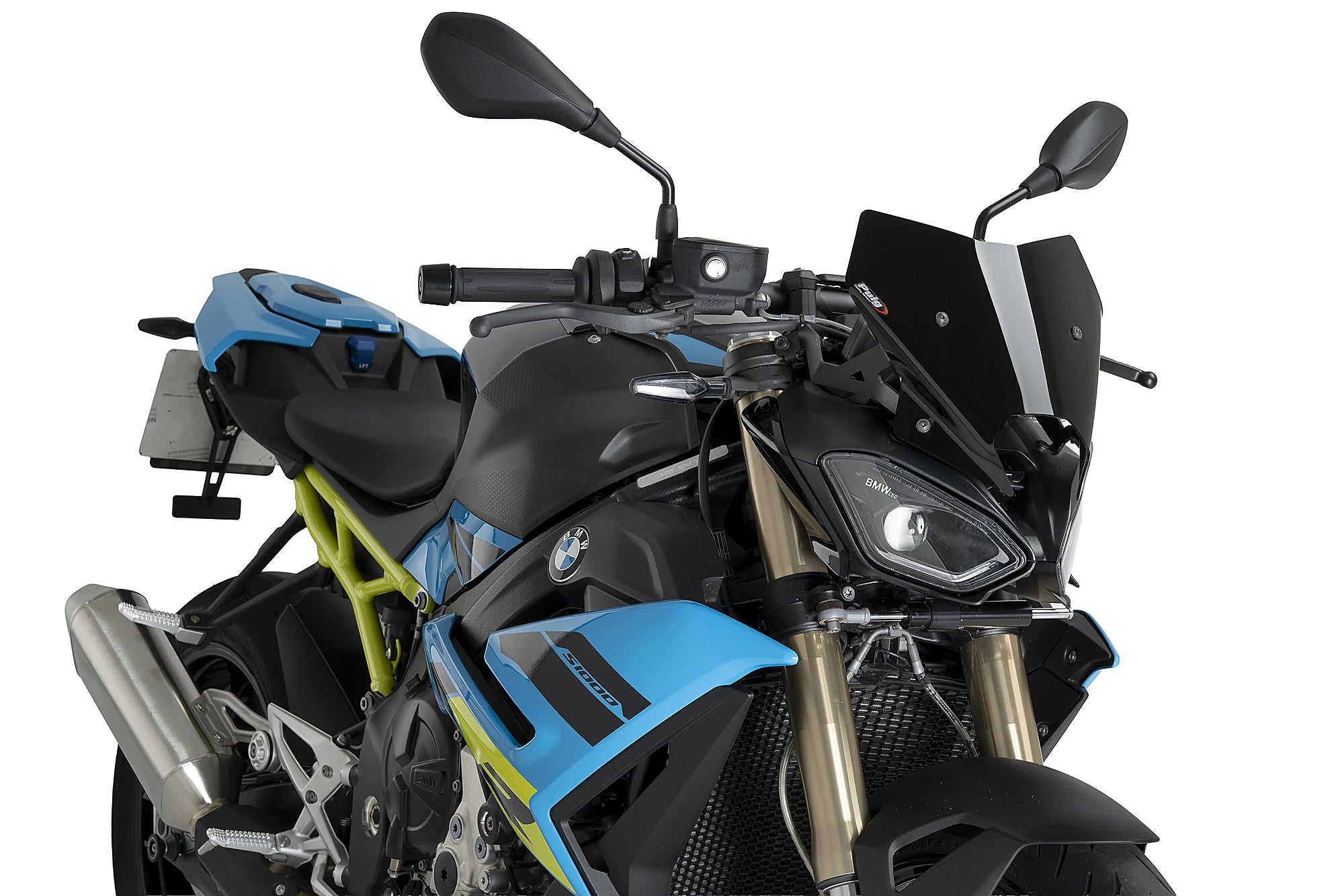 Puig Sport Screen | Black (Opaque) | BMW S1000 R / M 1000 R 2025>Current -   Pyramid Motorcycle Accessories