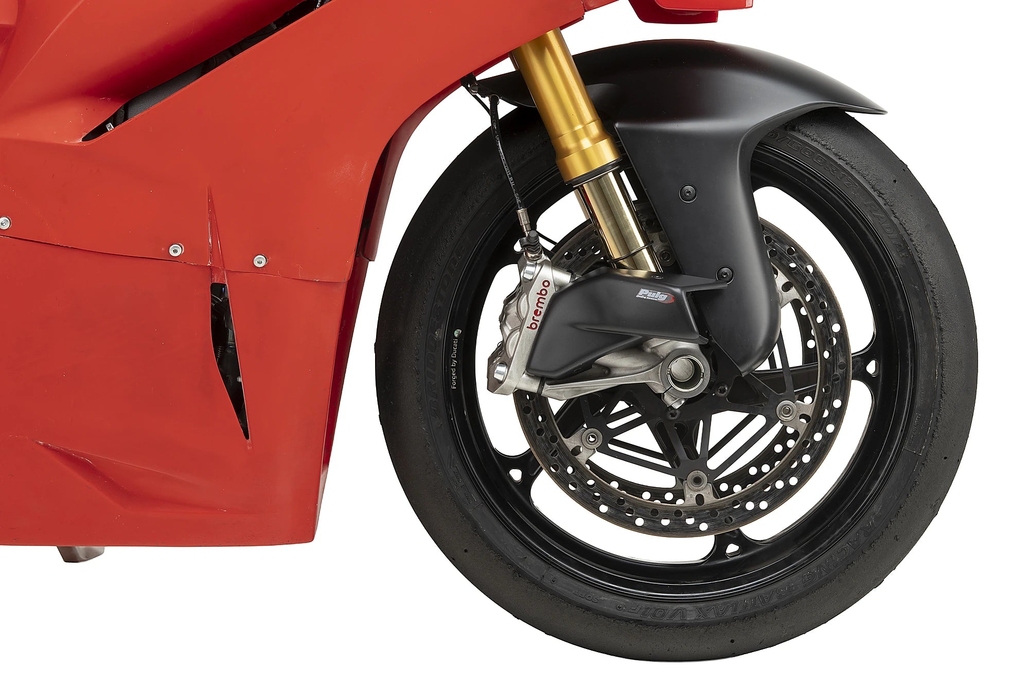 Puig Brake Ducts | Matte Black | Ducati Panigale V4/V4 R/V4 S -   Pyramid Motorcycle Accessories