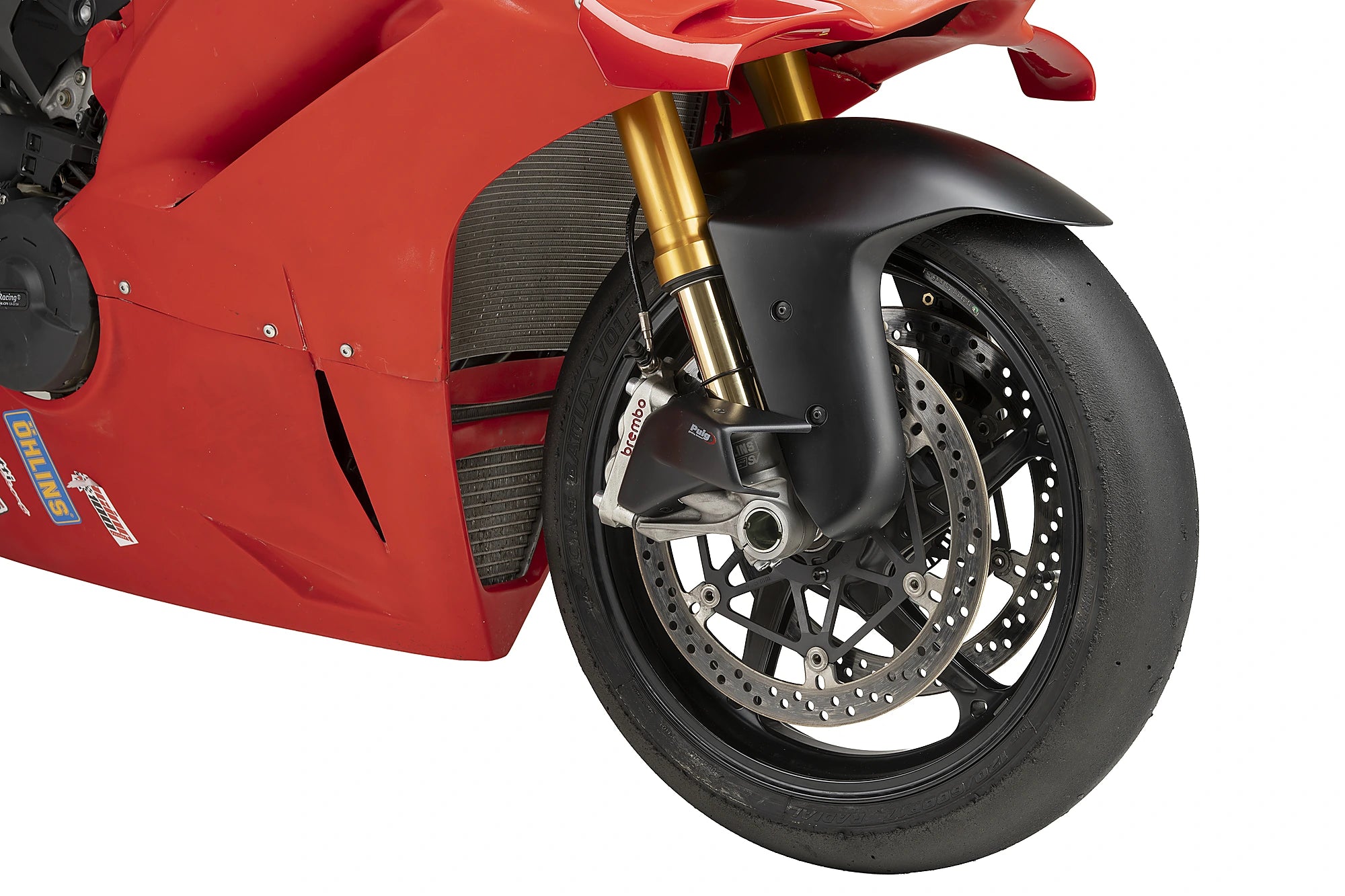 Puig Brake Ducts | Matte Black | Ducati Panigale V4/V4 R/V4 S -   Pyramid Motorcycle Accessories