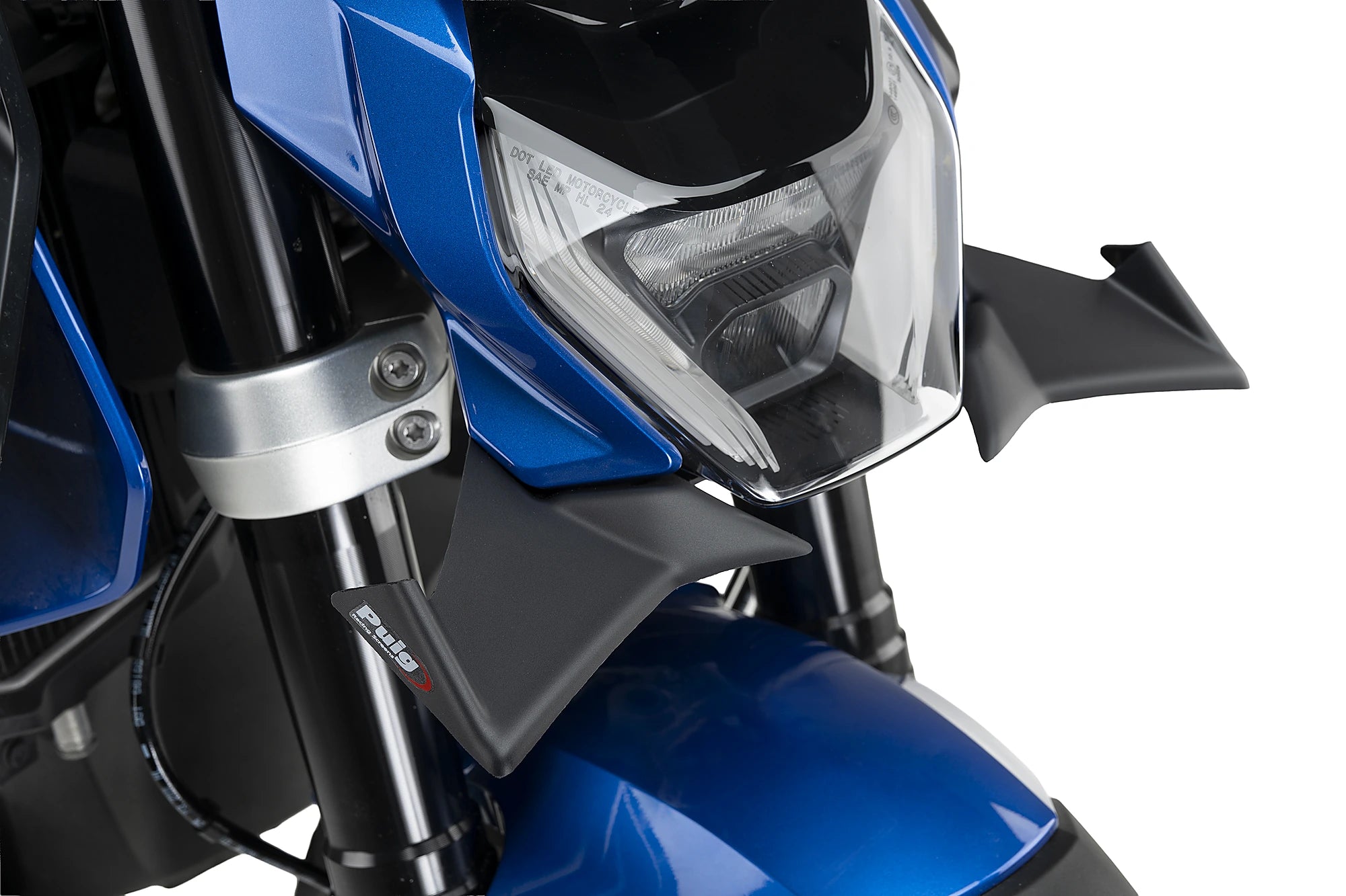 Puig Naked Front Wings | Matte Black | BMW R 1300 R 2025>Current -   Pyramid Motorcycle Accessories