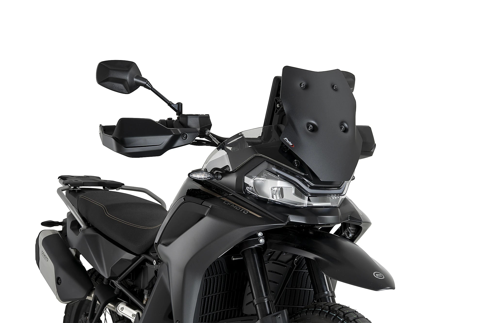 Puig Sport Screen | Matte Black | CFMoto 700MT/800MT-X 2025>Current -   Pyramid Motorcycle Accessories