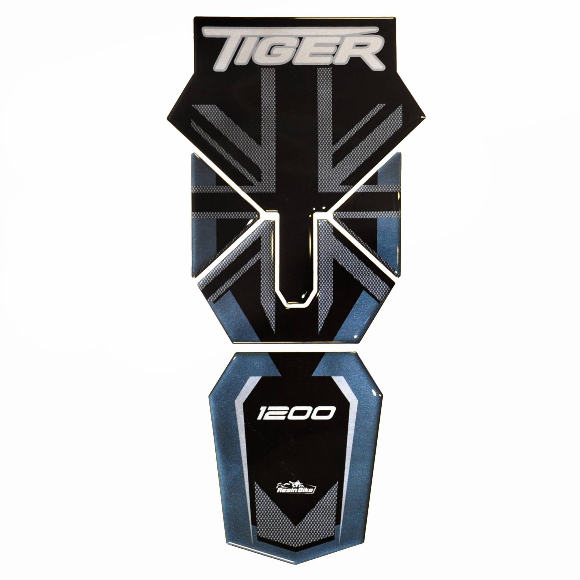 Resin Bike 3D Motorcycle Stickers - Tank Pad | Triumph Tiger 1200 2018>2020 RB-B75845X4 -   Pyramid Motorcycle Accessories