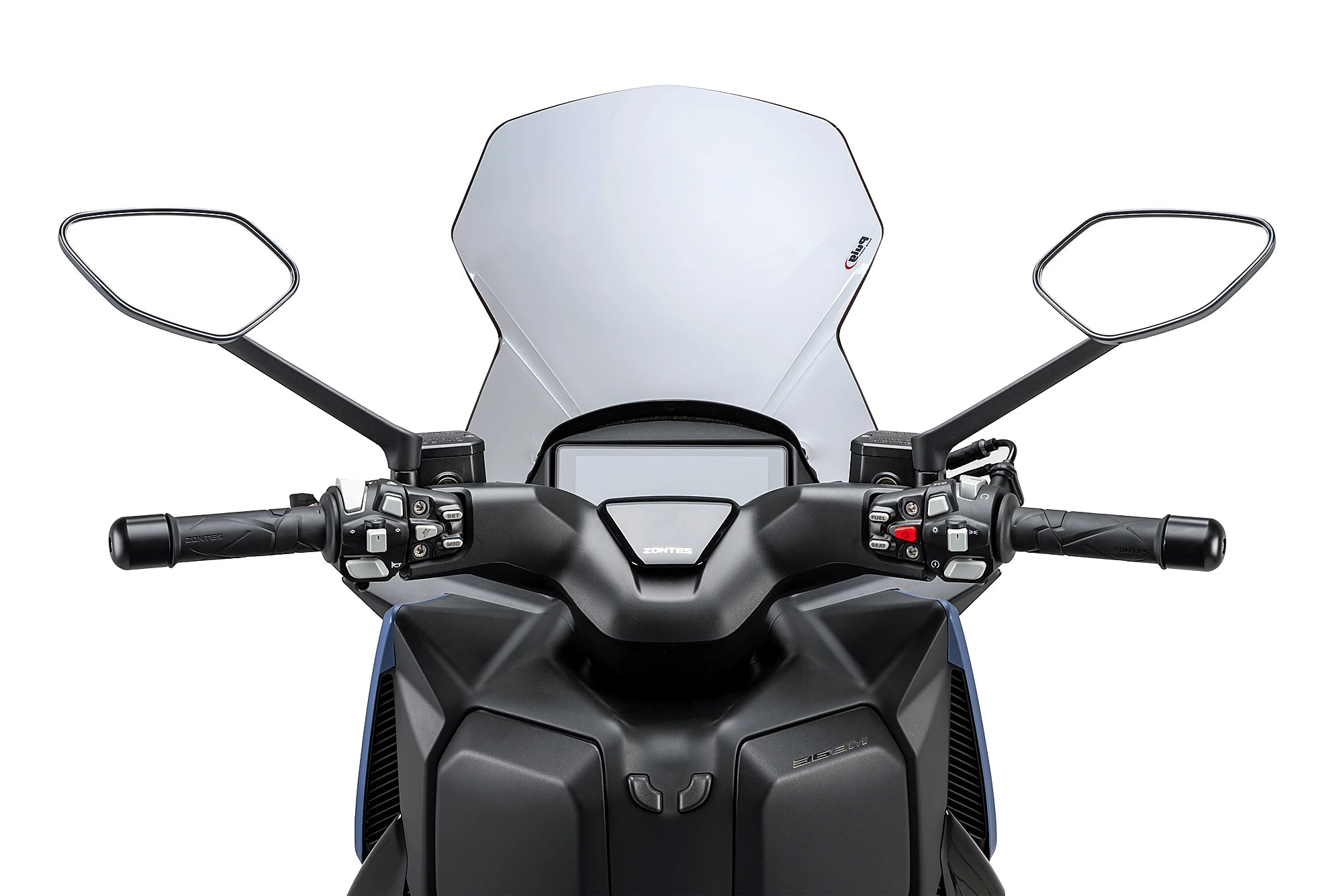 Puig Touring Screen | Light Smoke | Zontes ZT368M 2025>Current -   Pyramid Motorcycle Accessories