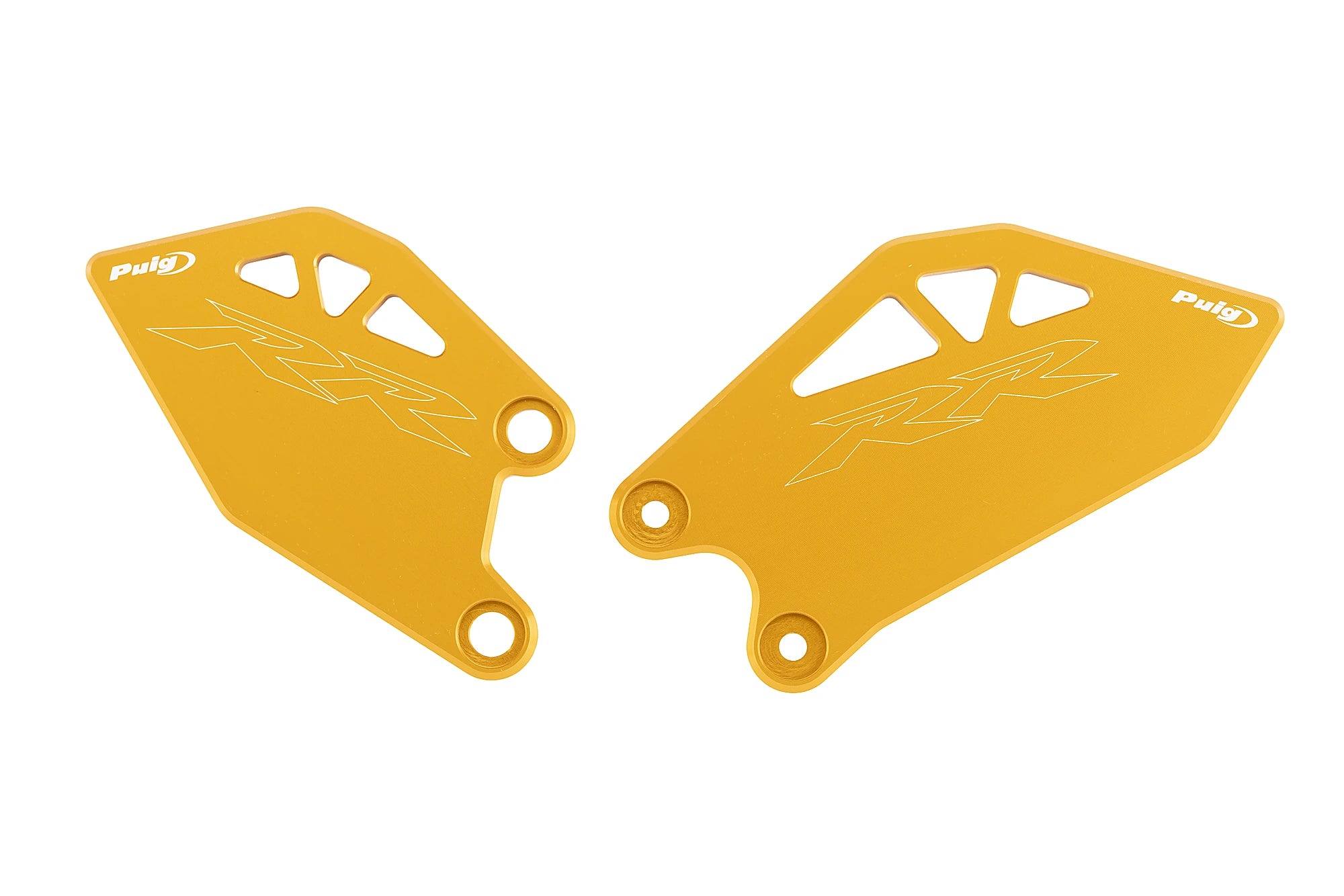 Puig Heel Plates | Gold | Kawasaki ZX-10R/10RR 2026>Current -   Pyramid Motorcycle Accessories