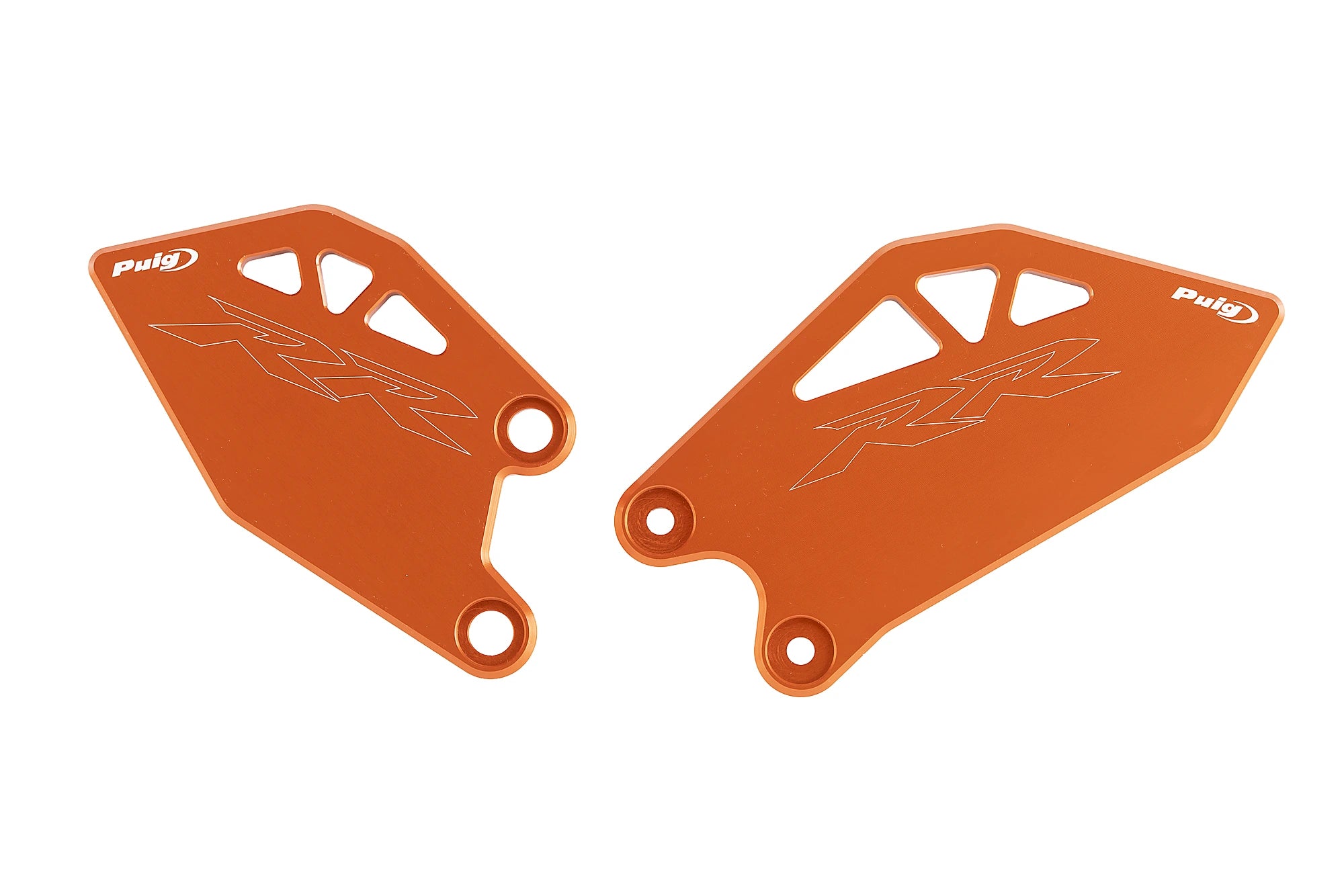 Puig Heel Plates | Orange | Kawasaki ZX-10R/10RR 2026>Current -   Pyramid Motorcycle Accessories