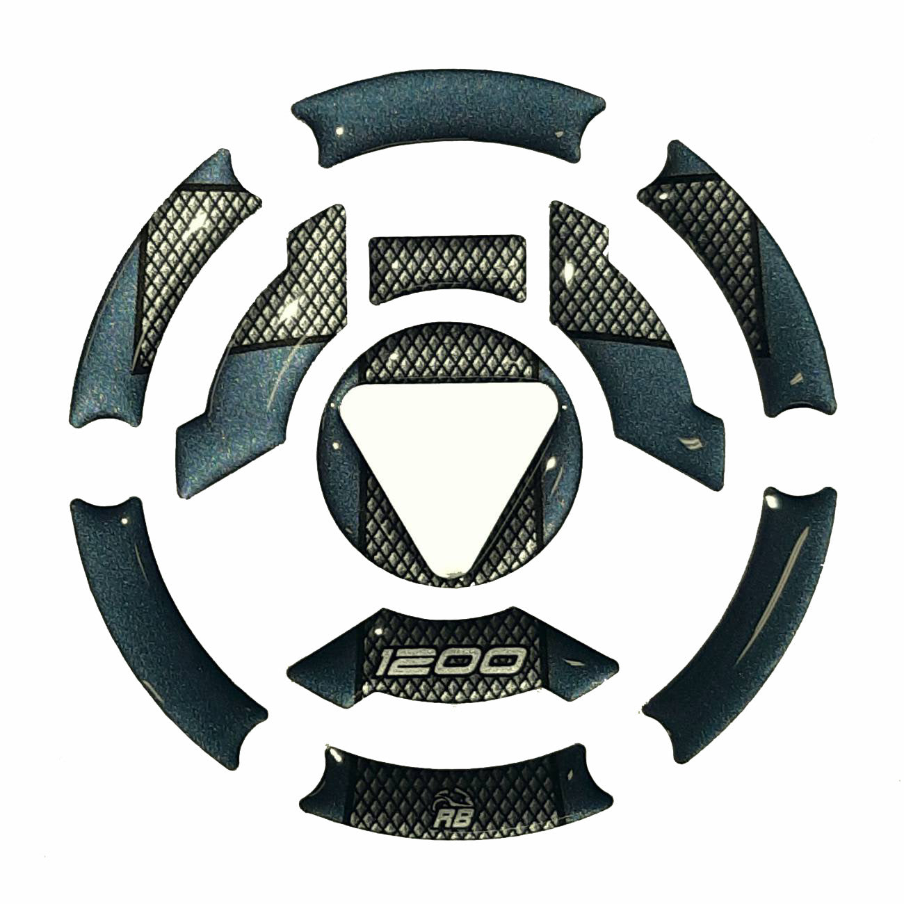 Resin Bike 3D Motorcycle Stickers - Fuel Cap | Triumph Tiger 1200 2018>2020 RB-B458P428 -   Pyramid Motorcycle Accessories