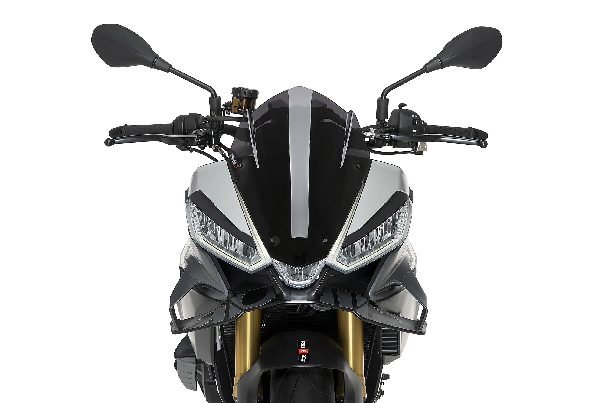 Puig Sport Screen | Dark Smoke | Aprilia Tuono V4 1100 inc. Factory 2025>Current -   Pyramid Motorcycle Accessories