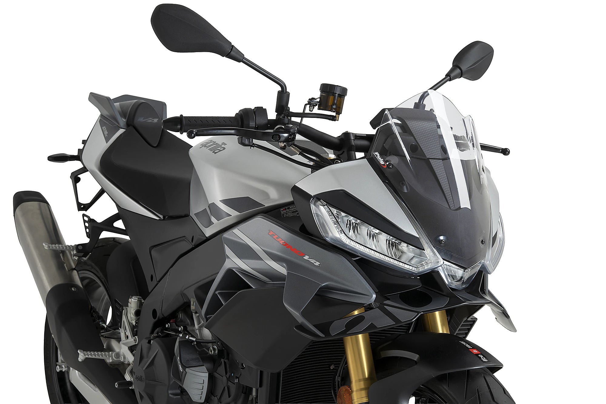 Puig Sport Screen | Clear | Aprilia Tuono V4 1100 inc. Factory 2025>Current -   Pyramid Motorcycle Accessories
