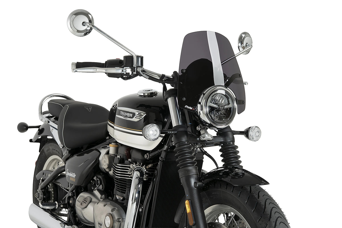 Puig Sport Screen | Dark Smoke | Triumph Bonneville Speedmaster