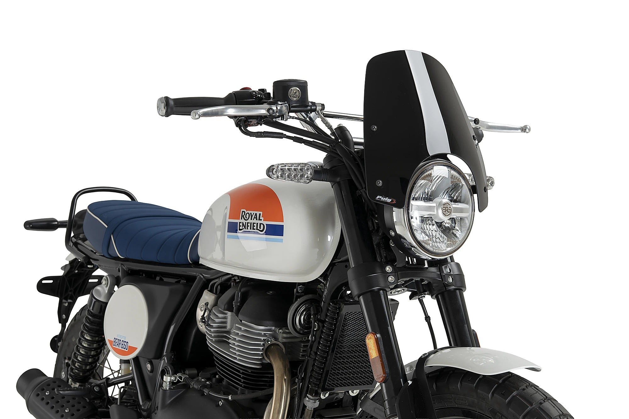 Puig Sport Screen | Black (Opaque) | Royal Enfield Bear 650 2025>Current