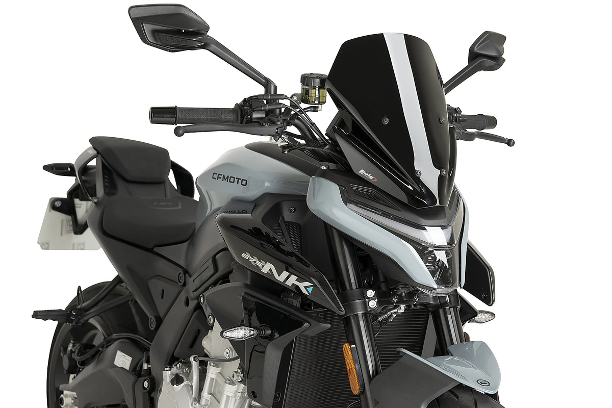Puig Sport Screen | Black (Opaque) | CFMoto 675NK