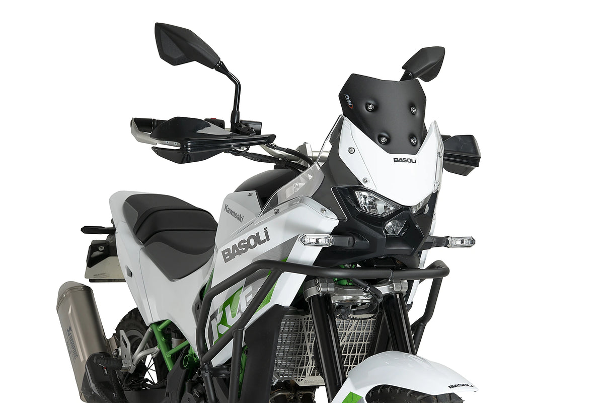 Puig Sport Screen | Matte Black | Kawasaki KLE 500/SE