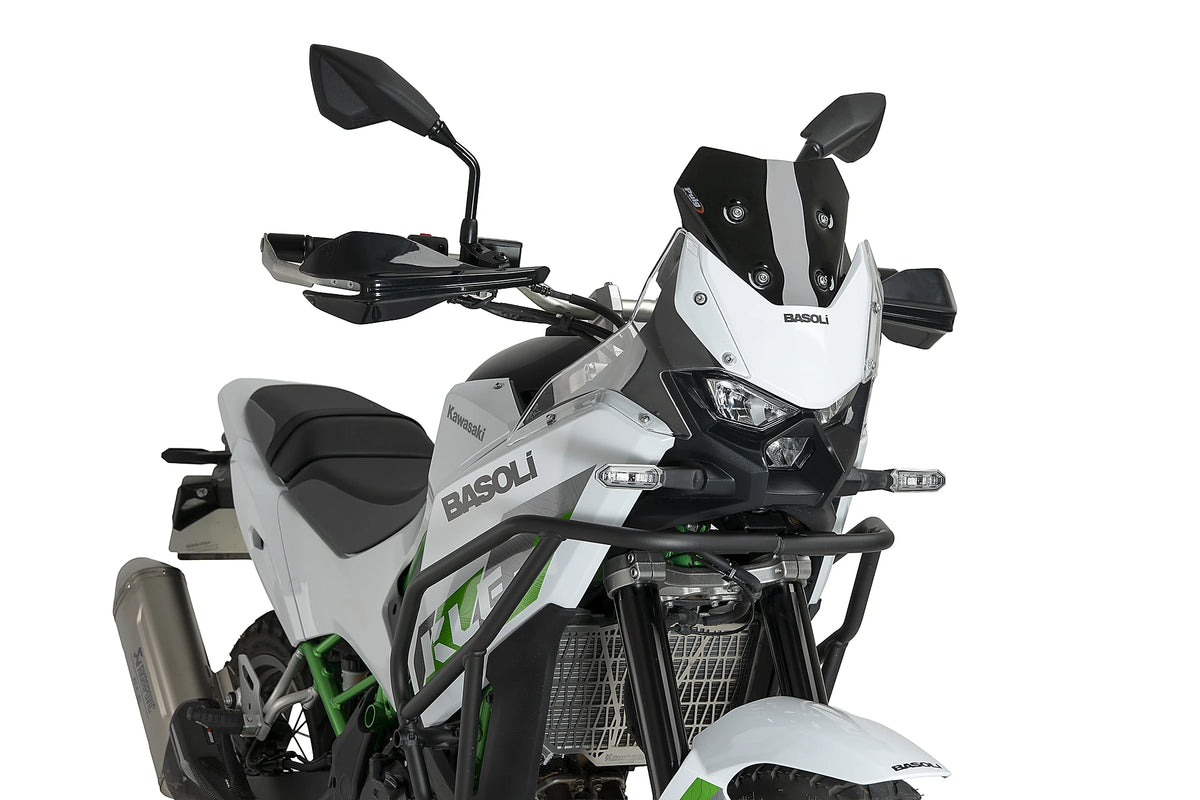 Puig Sport Screen | Black (Opaque) | Kawasaki KLE 500/SE