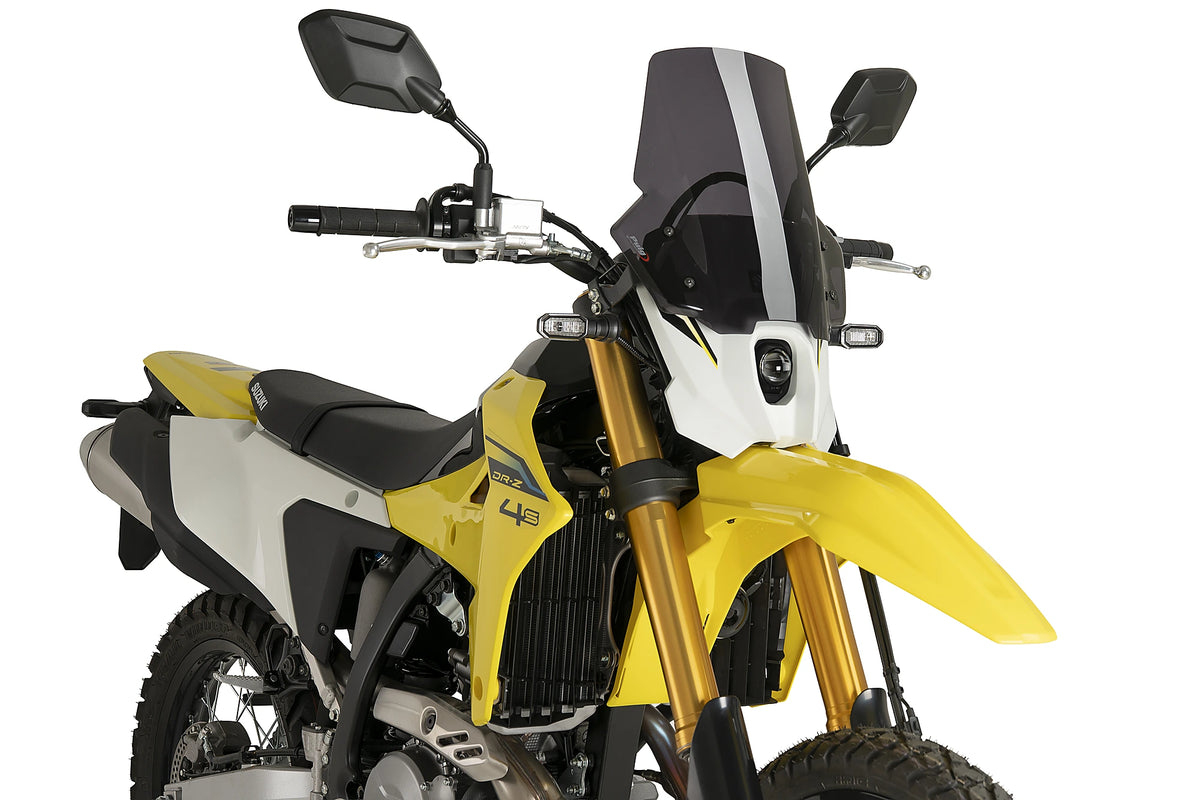 Puig Touring Screen | Dark Smoke | Suzuki DR-Z4S/DR-Z4SM