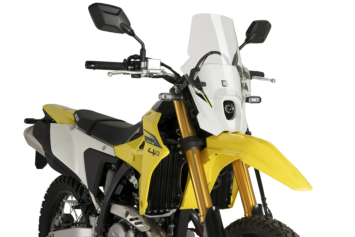 Puig Touring Screen | Clear | Suzuki DR-Z4S/DR-Z4SM
