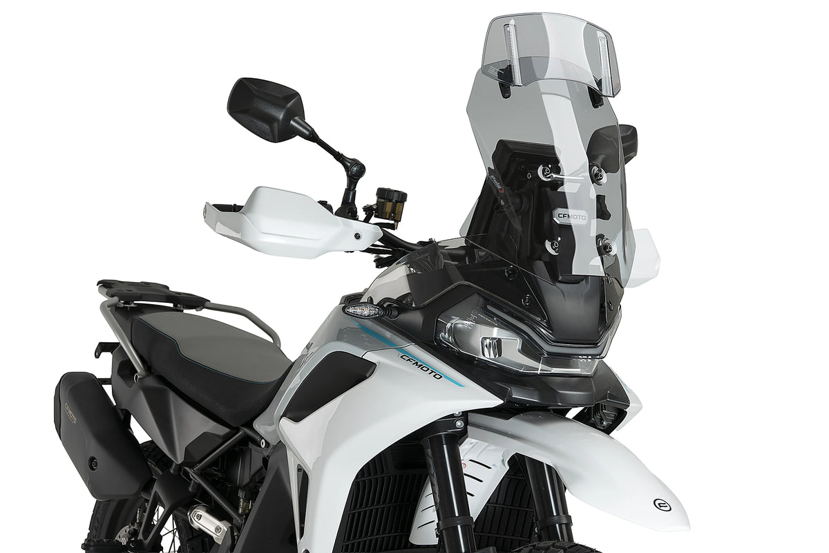 Puig Touring Screen with Visor | Light Smoke | CFMoto 1000MT-X