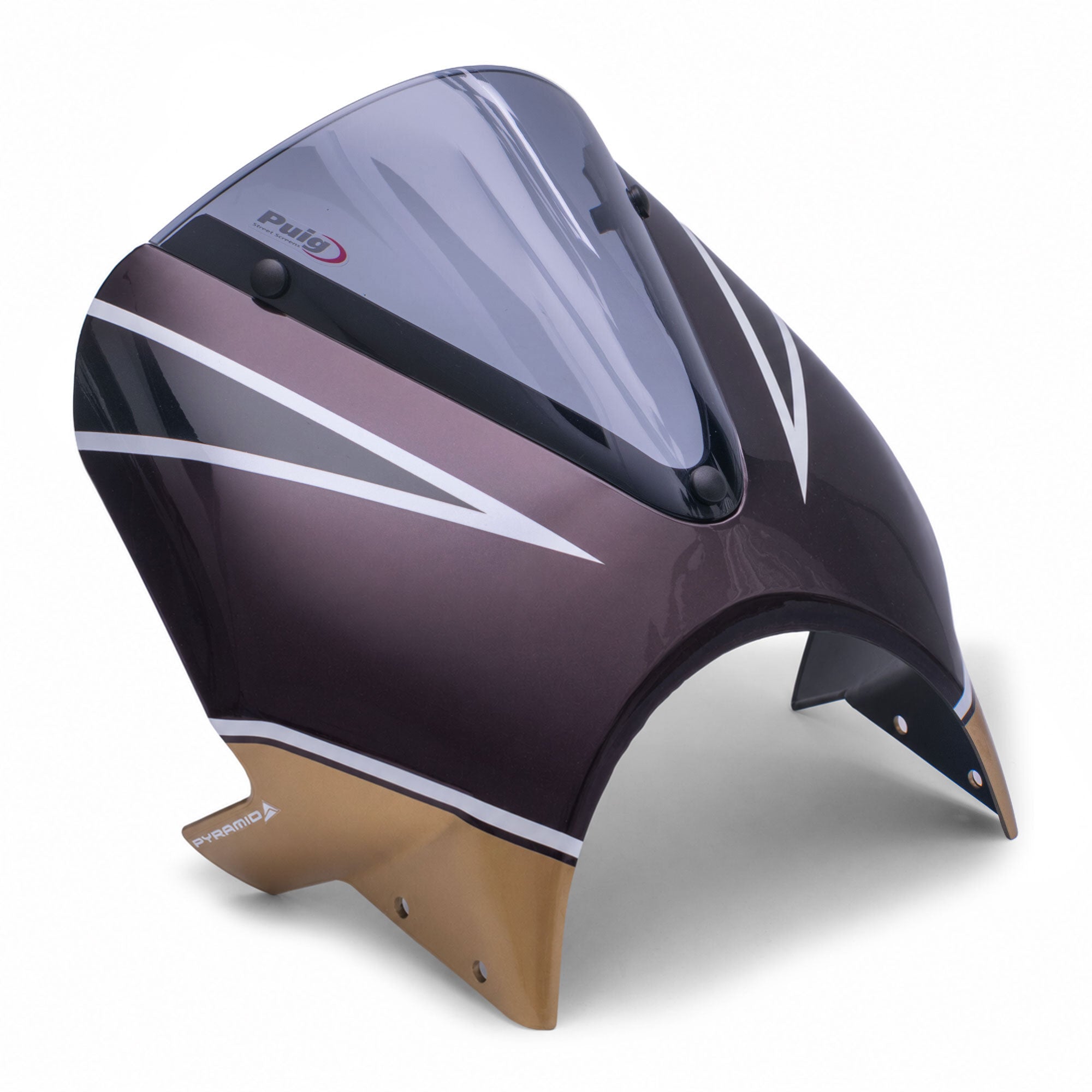 Pyramid Fly Screen | Metallic Red/Gold (Candytone Red Scheme) | Kawasaki Z 900 RS 2026>Current -   Pyramid Motorcycle Accessories