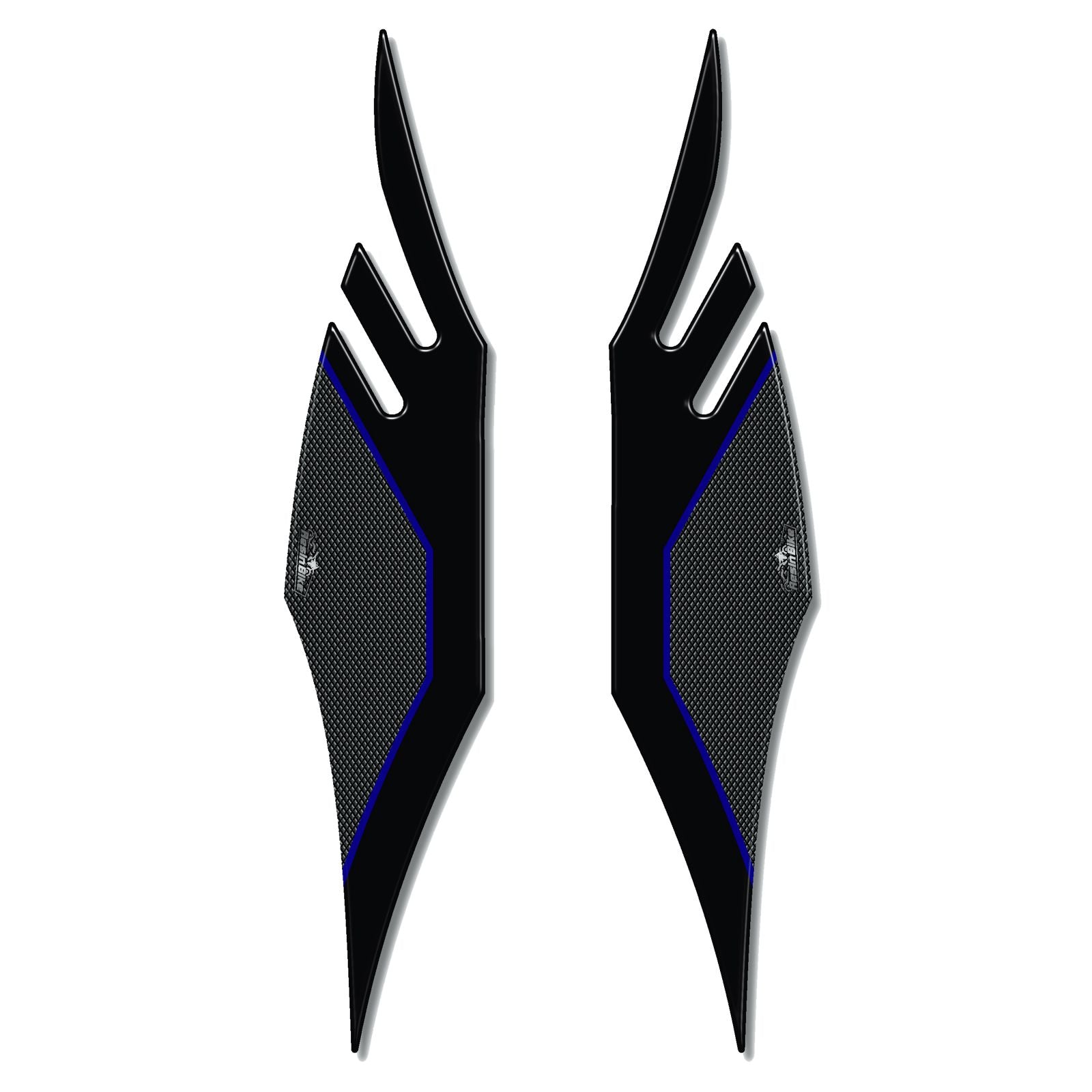 Resin Bike 3D Motorcycle Stickers - Footboard | Kymco Xciting 400i S 2019>2020 RB-B50613R3 -   Pyramid Motorcycle Accessories