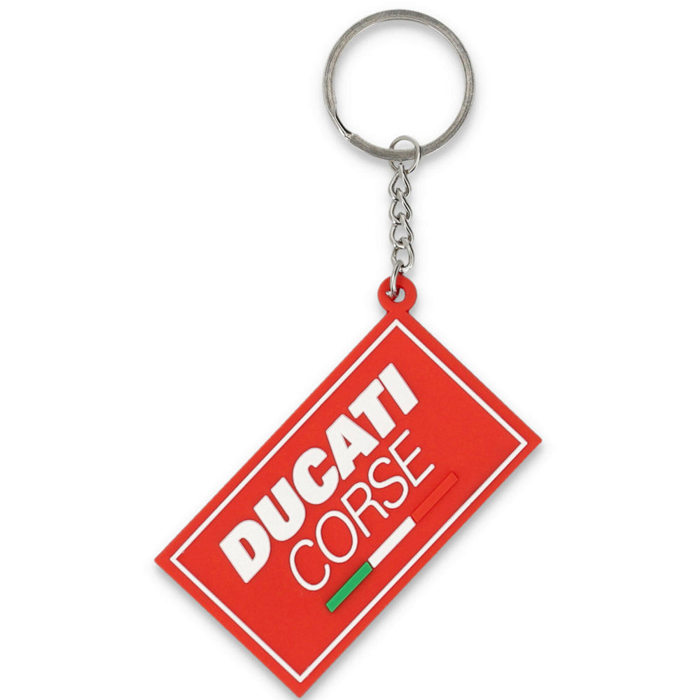CNC Racing Keyring Ducati Corse - Logo (100% PVC) -  Shop name