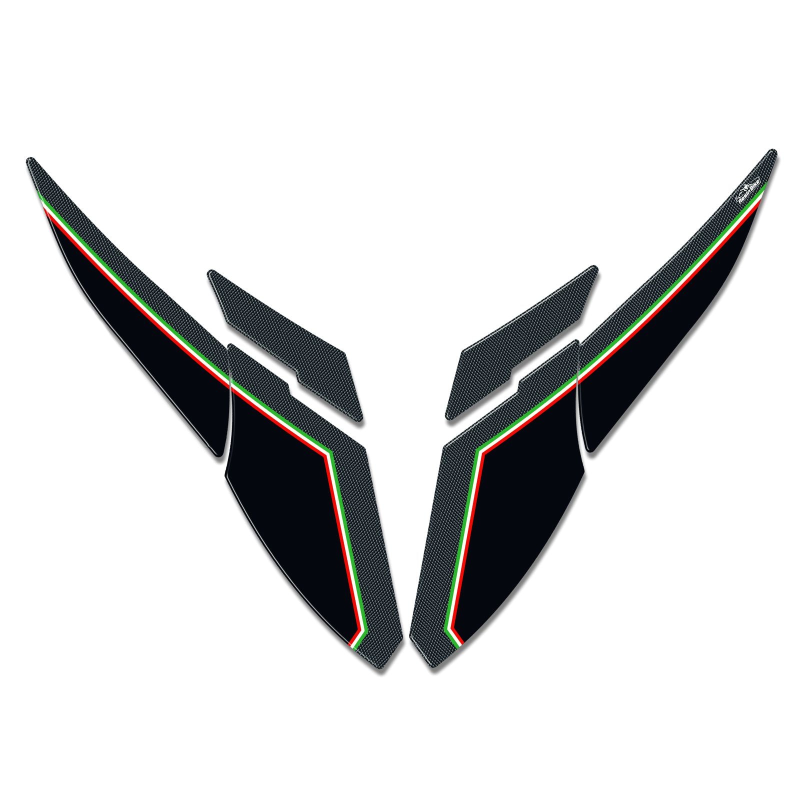 Resin Bike 3D Motorcycle Stickers - Tank Pad | Ducati Multistrada 950/950 S 2018>2020 RB-B29706L6 -   Pyramid Motorcycle Accessories