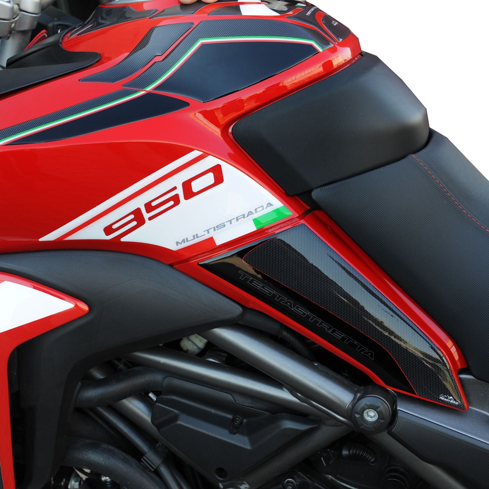 Resin Bike 3D Motorcycle Stickers - Tank Sides | Ducati Multistrada 950/950 S 2018>2021 RB-BJ657025 -   Pyramid Motorcycle Accessories