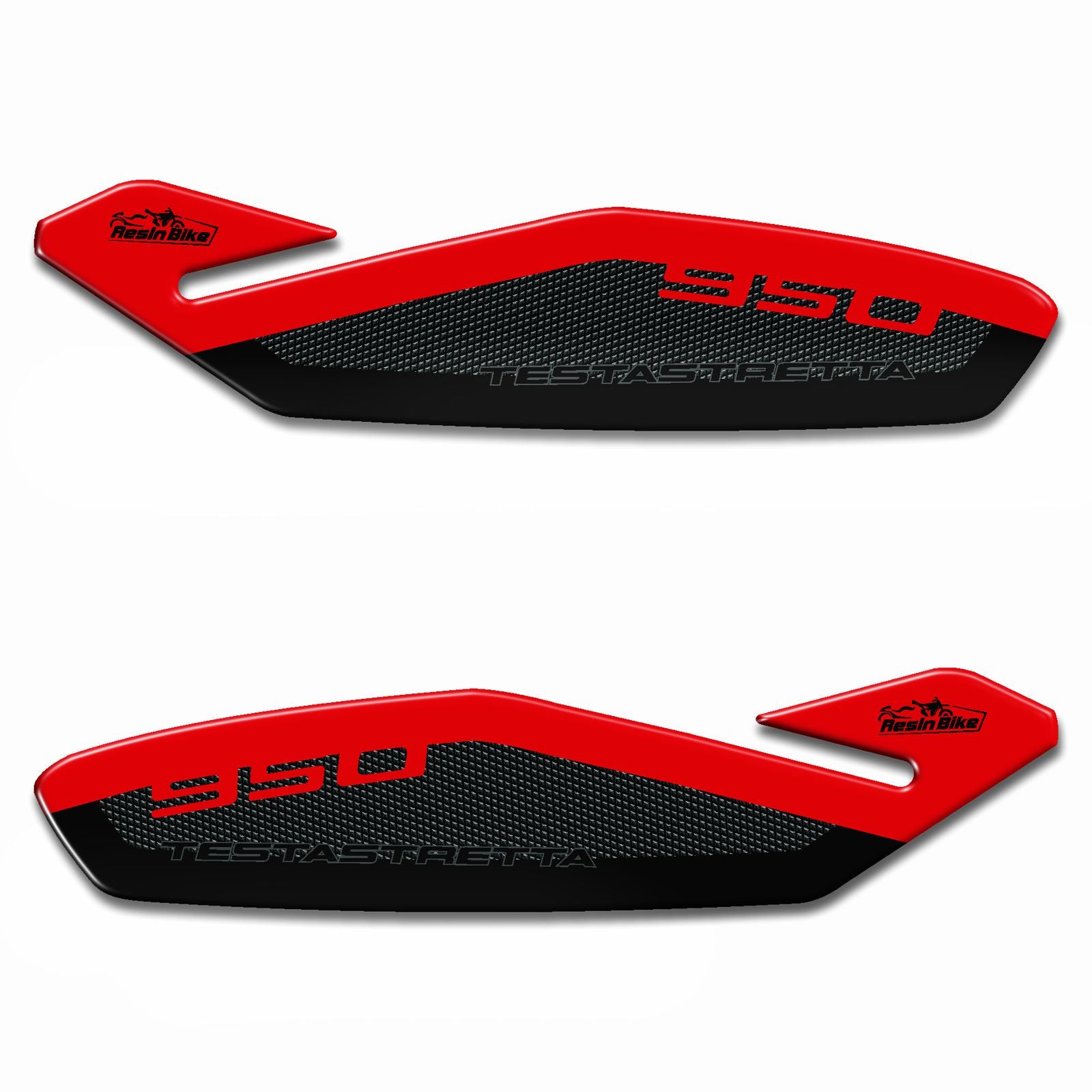 Resin Bike 3D Motorcycle Stickers - Handguards | Ducati Multistrada 950/950 S 2018>2021 -   Pyramid Motorcycle Accessories
