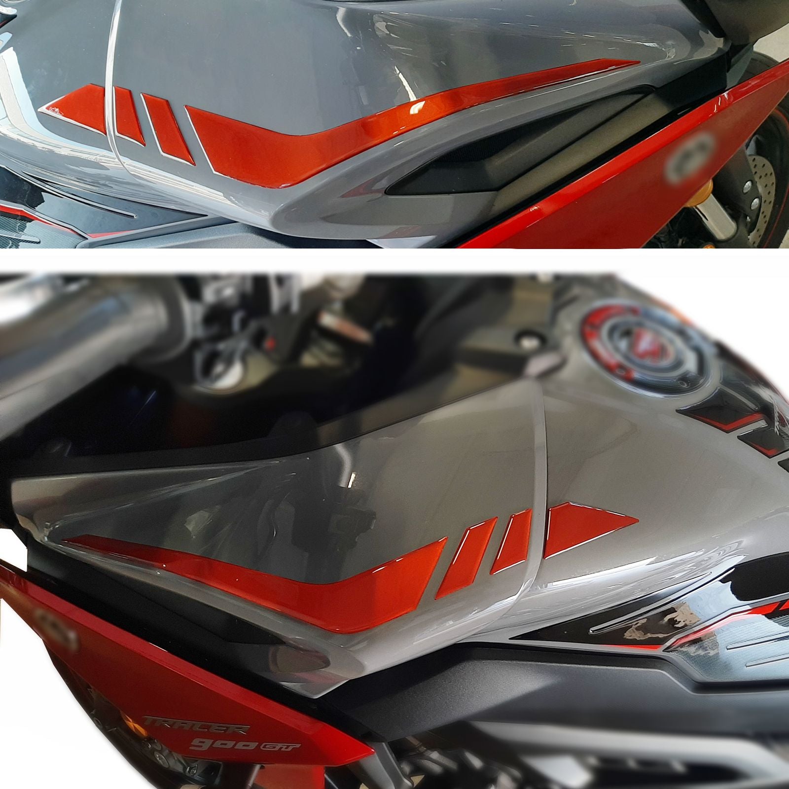 Resin Bike 3D Motorcycle Stickers - Tank Pad | Yamaha Tracer 900 2018>2020 RB-B5823R87 -   Pyramid Motorcycle Accessories