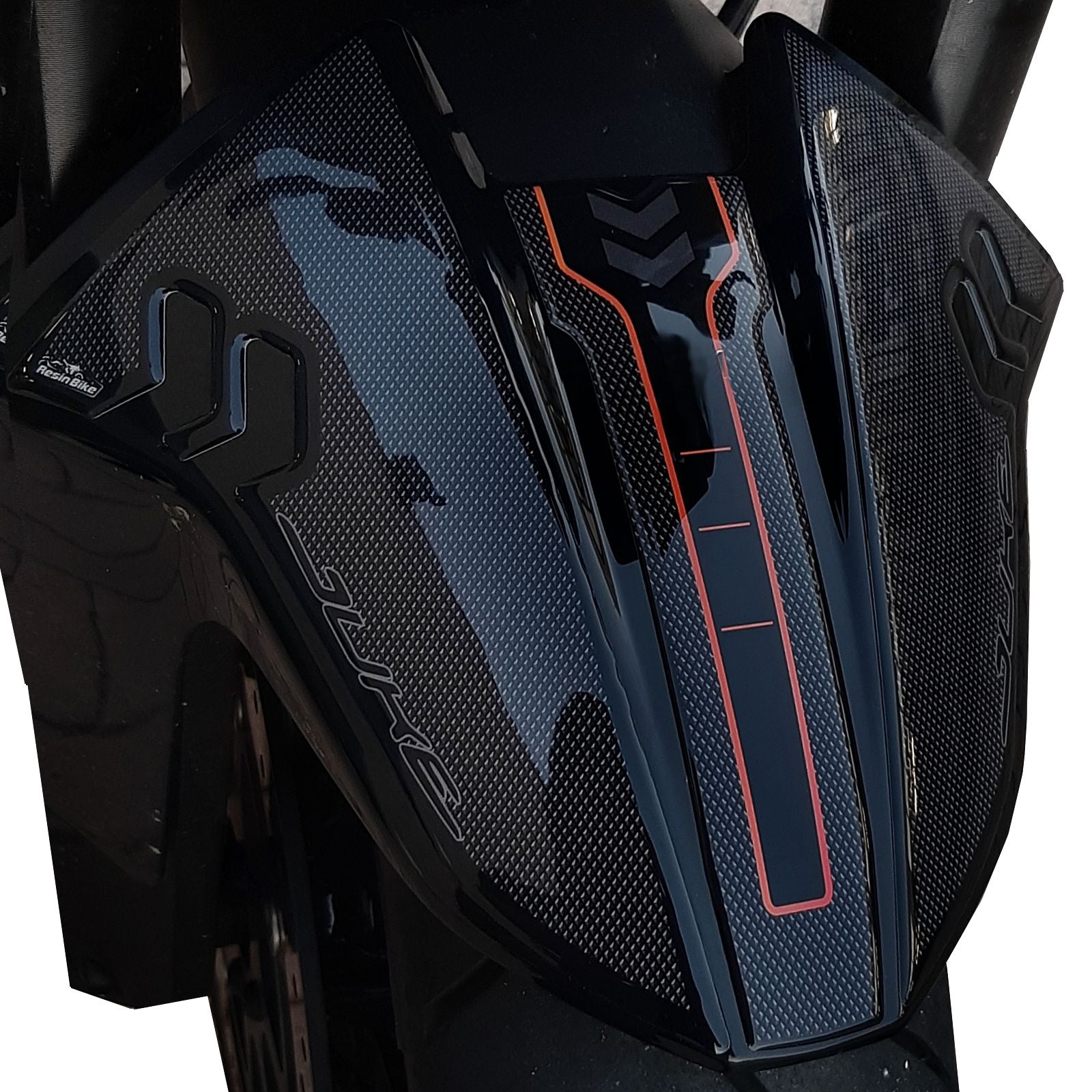 Resin Bike 3D Motorcycle Stickers - Front Fender | KTM 790 Duke 2018>2024 -   Pyramid Motorcycle Accessories