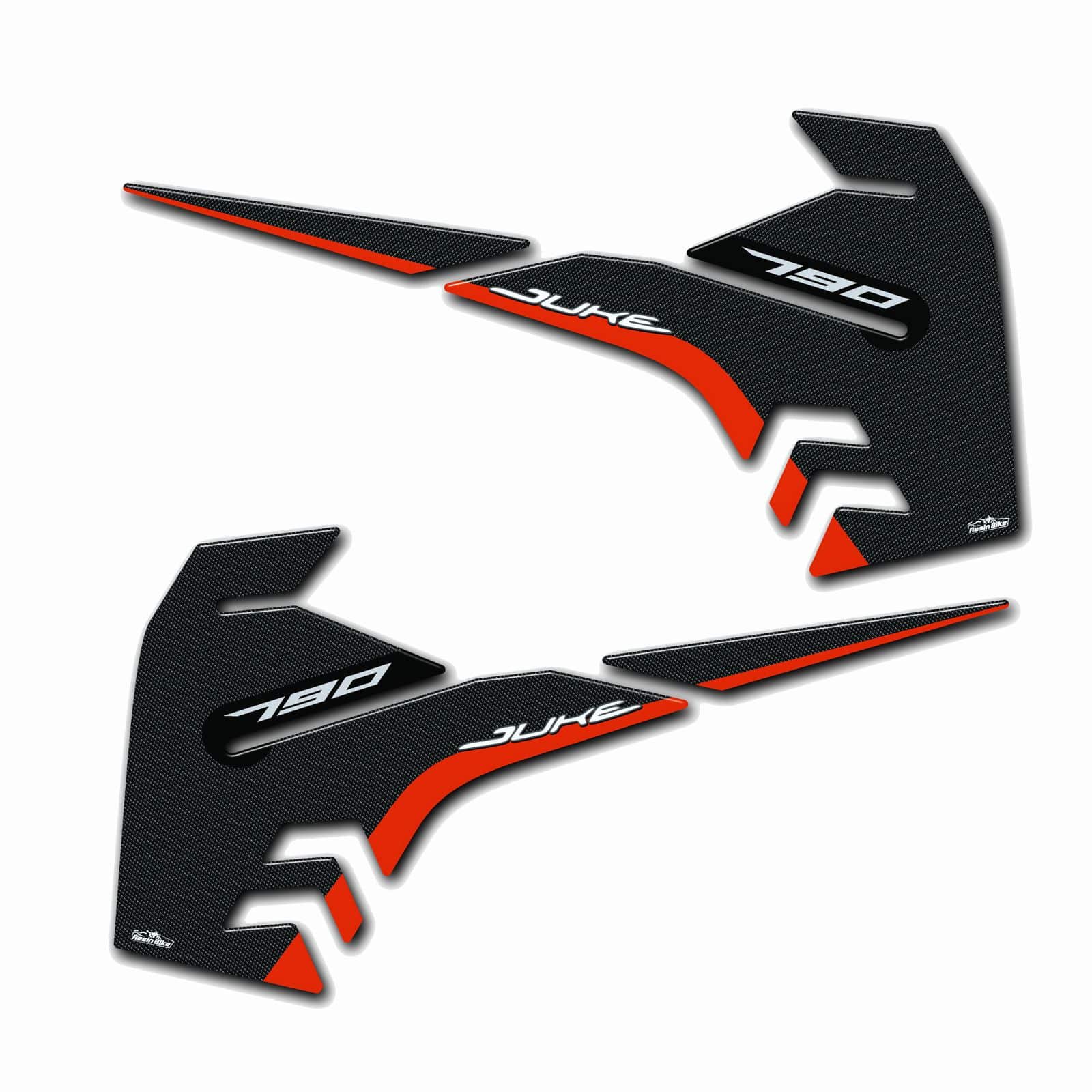 Resin Bike 3D Motorcycle Stickers - Tank Sides | KTM 790 Duke 2020>Current -   Pyramid Motorcycle Accessories