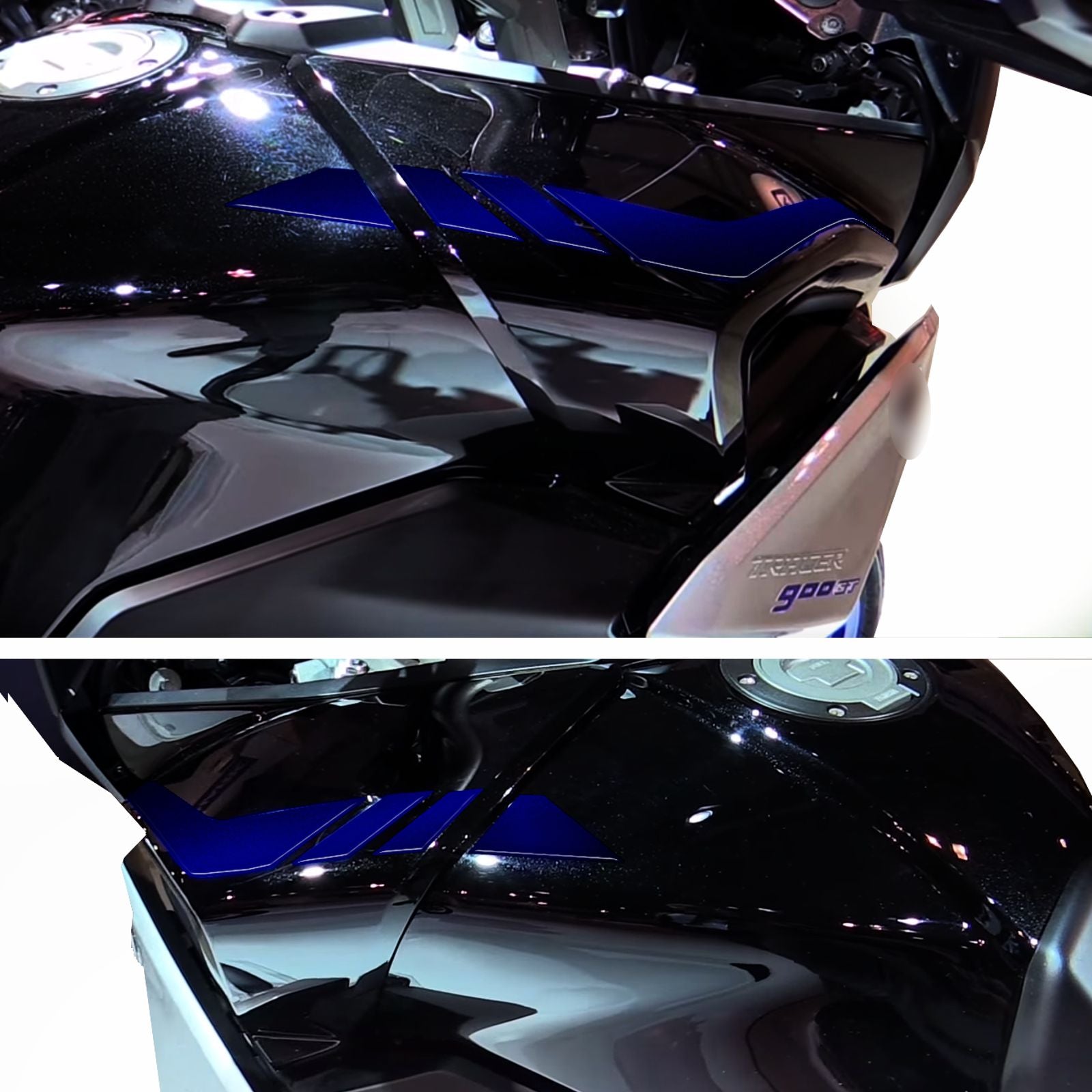 Resin Bike 3D Motorcycle Stickers - Tank Pad | Yamaha Tracer 900 2018>2020 RB-B4N94555 -   Pyramid Motorcycle Accessories