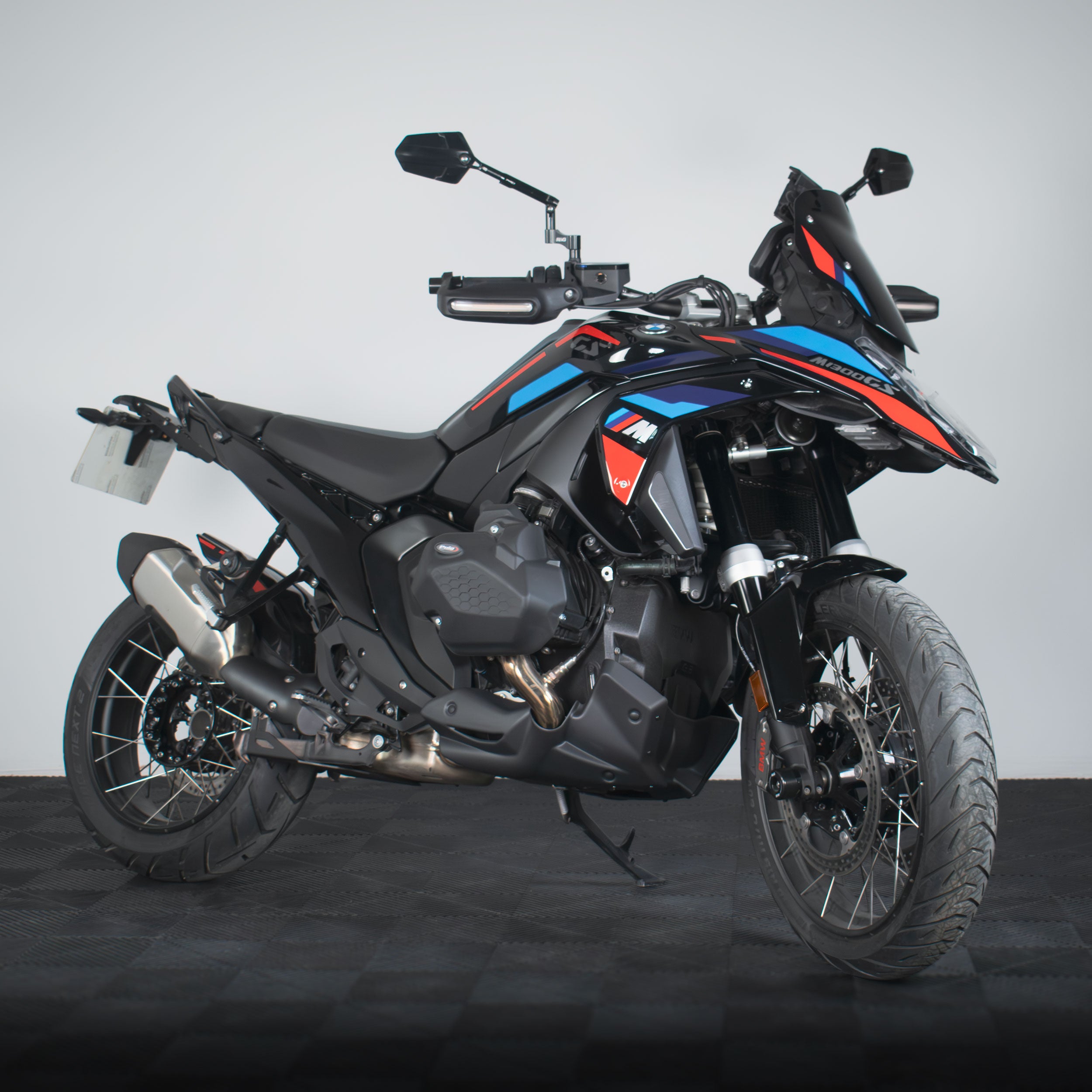 Pyramid Belly Pan | Matte Black | BMW R 1300 GS 2023>Current -   Pyramid Motorcycle Accessories
