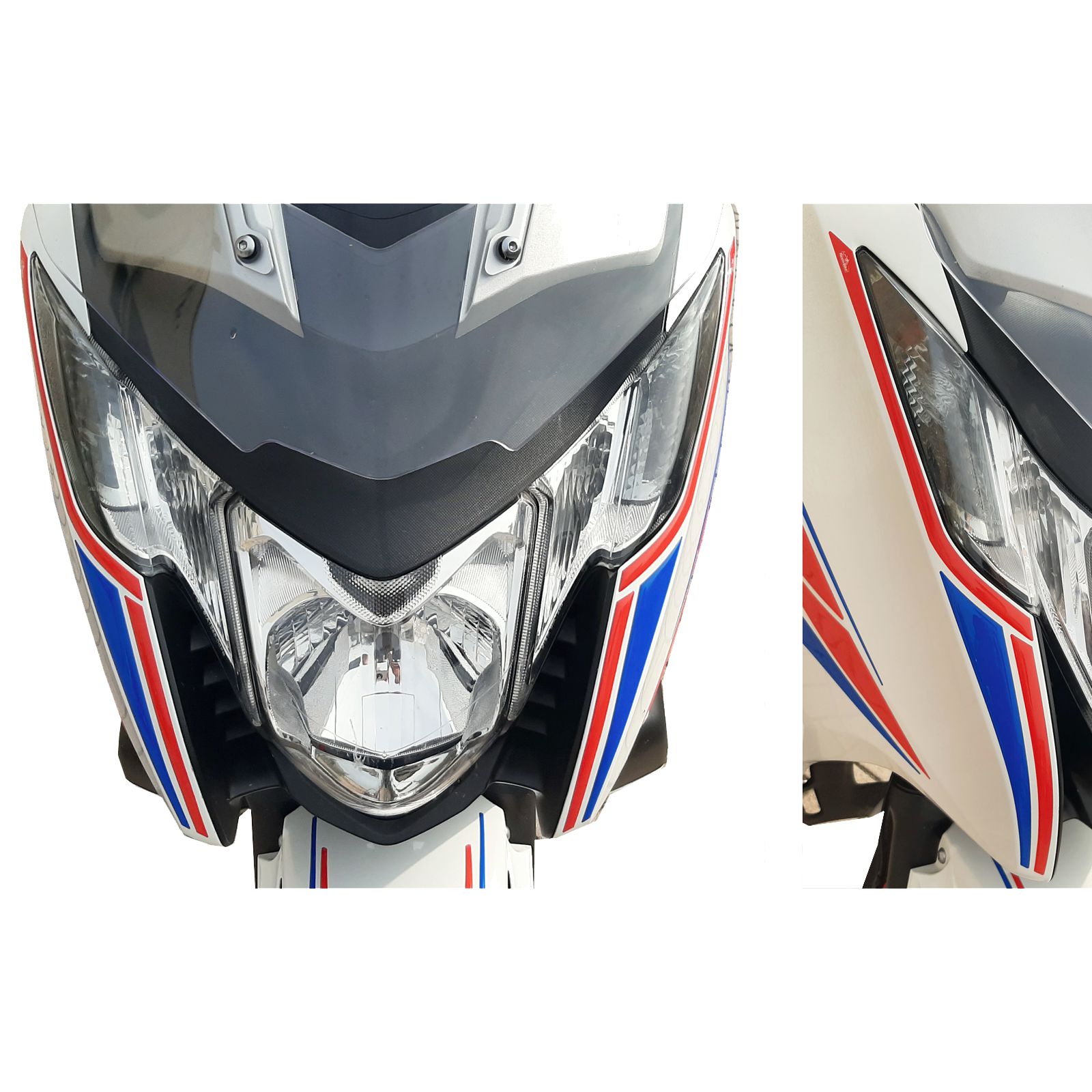 Resin Bike 3D Motorcycle Stickers - Front Fender | Honda NC 700 D Integra 2011>2013 RB-B05C5341 -   Pyramid Motorcycle Accessories