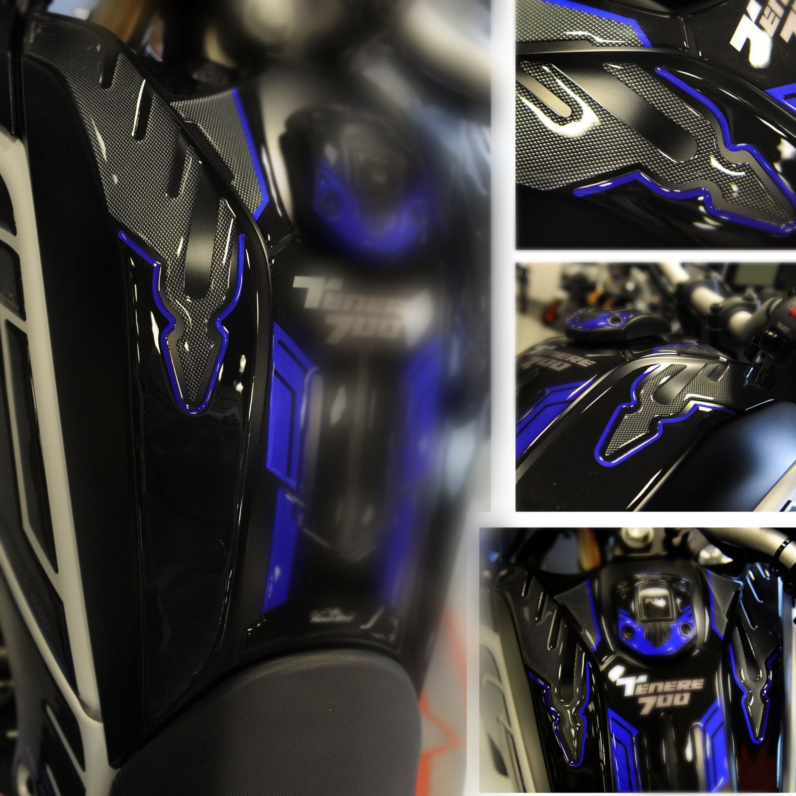 Resin Bike 3D Motorcycle Stickers - Tank Pad | Yamaha Tenere 700 2019>2020 RB-B44751Q5 -   Pyramid Motorcycle Accessories