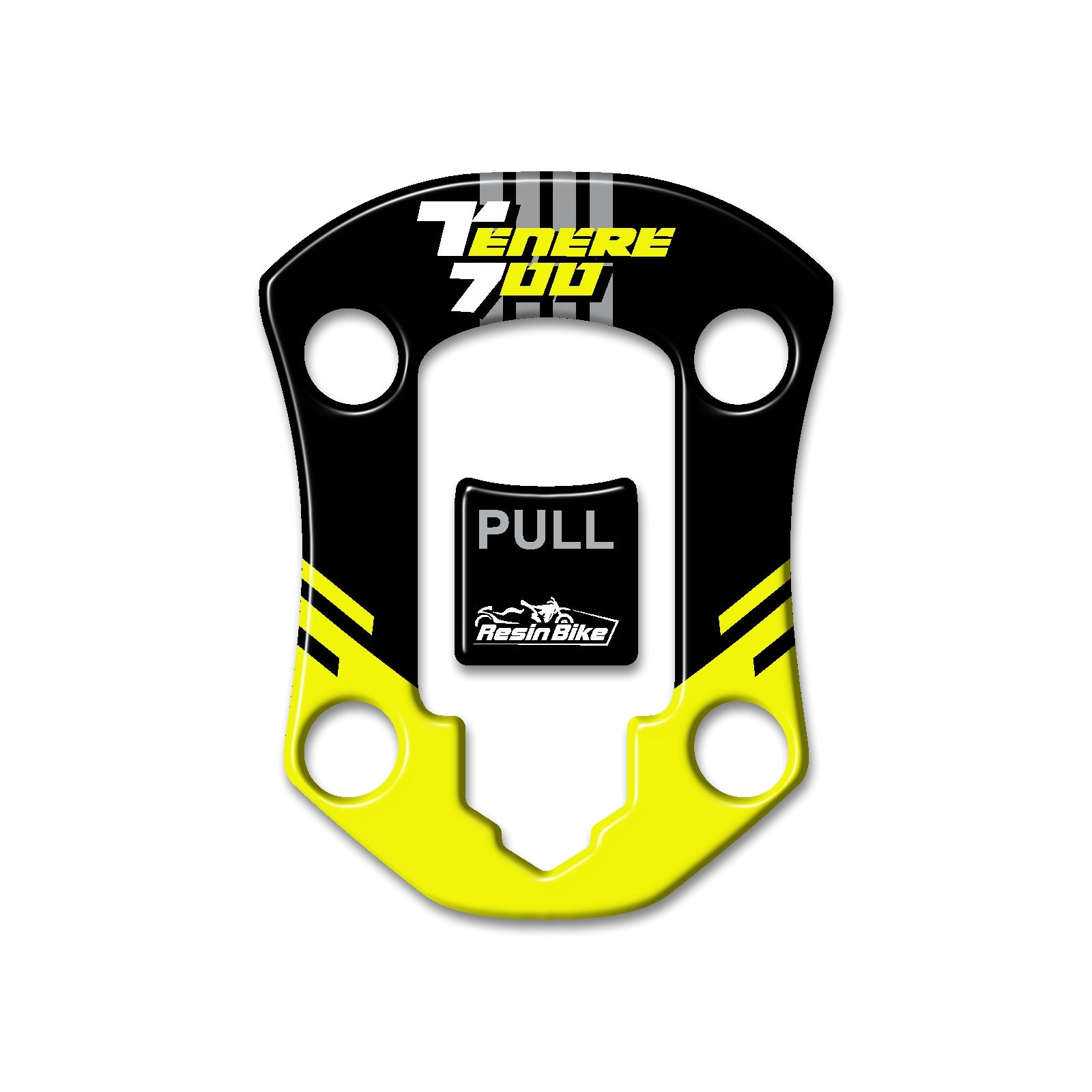 Resin Bike 3D Motorcycle Stickers - Fuel Cap | Yamaha Tenere 700 2019>2020 RB-B10328F2 -   Pyramid Motorcycle Accessories