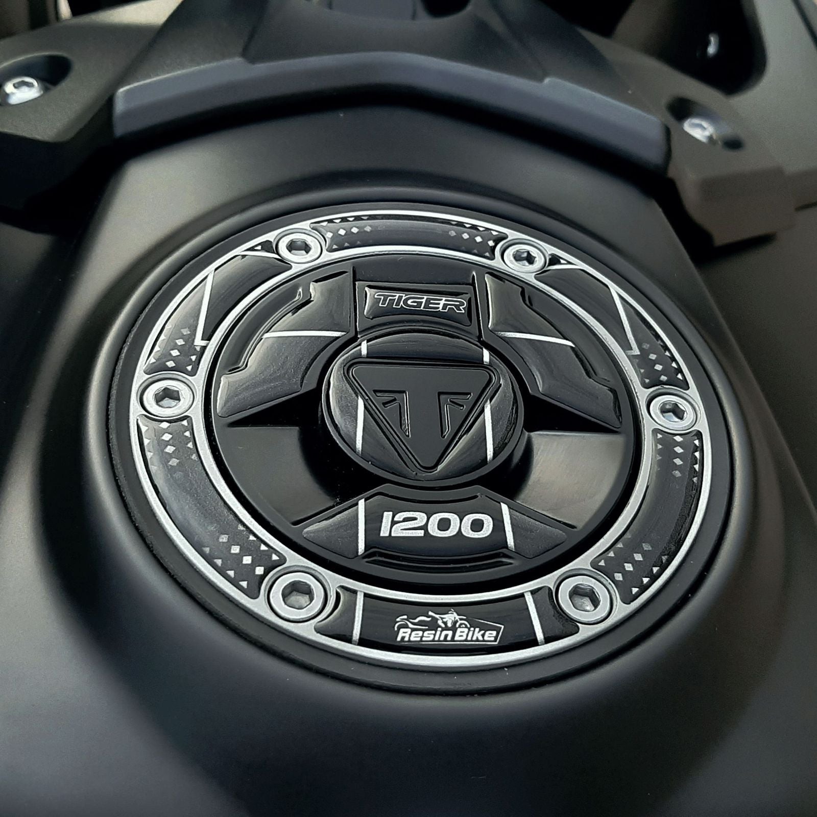 Resin Bike 3D Motorcycle Stickers - Fuel Cap | Triumph Tiger 1200 2018>2020 RB-B3413M32 -   Pyramid Motorcycle Accessories