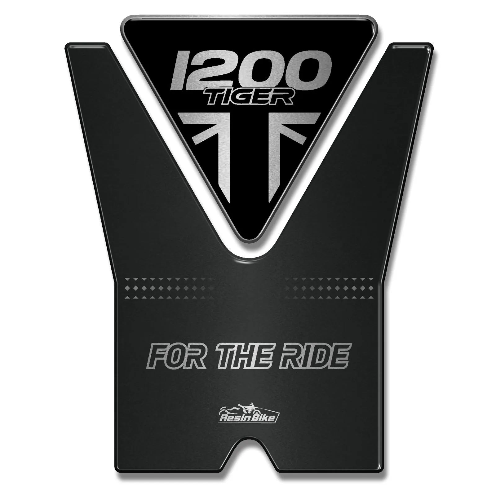 Resin Bike 3D Motorcycle Stickers - Tank Pad | Triumph Tiger 1200 2011>2020 -   Pyramid Motorcycle Accessories