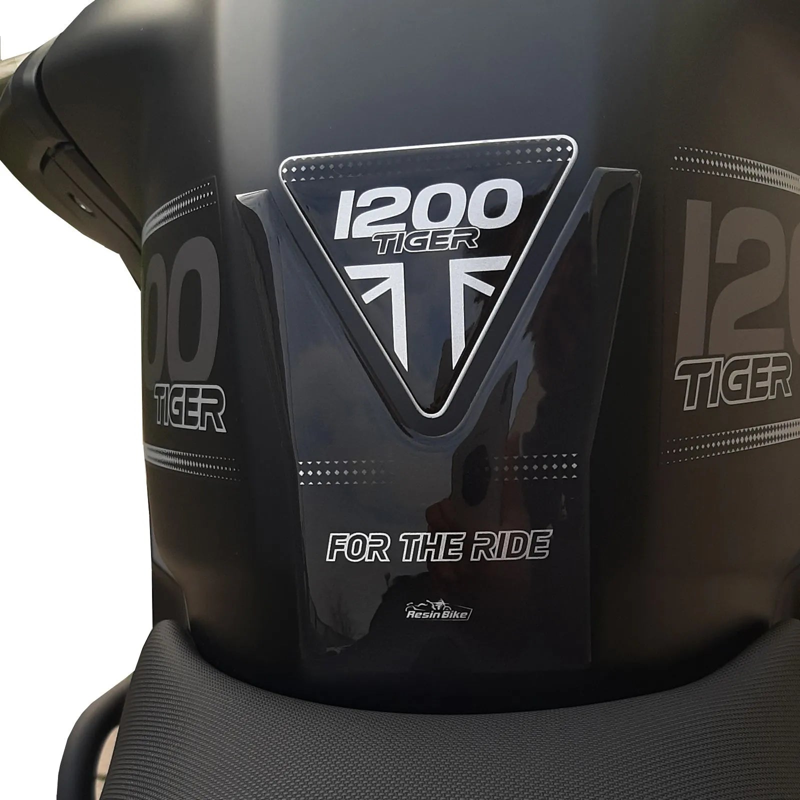 Resin Bike 3D Motorcycle Stickers - Tank Pad | Triumph Tiger 1200 2011>2020 -   Pyramid Motorcycle Accessories
