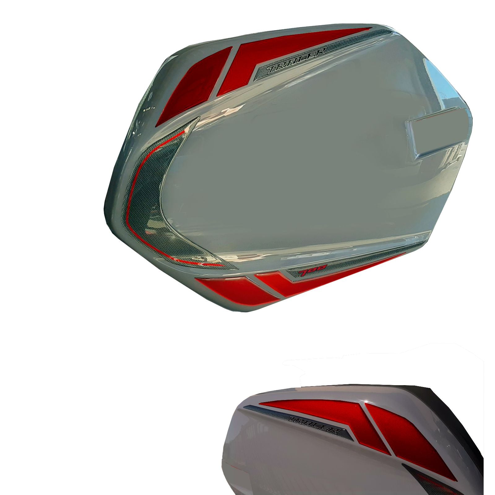 Resin Bike 3D Motorcycle Stickers - Panniers | Yamaha Tracer 700 2016>2020 RB-B4490N43 -   Pyramid Motorcycle Accessories