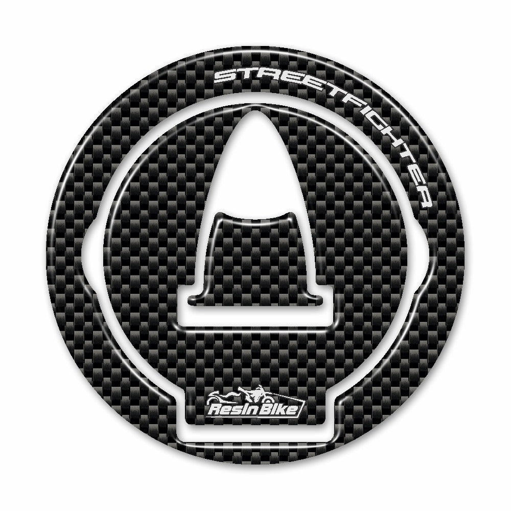 Resin Bike 3D Motorcycle Stickers - Fuel Cap | Ducati Streetfighter V4 / V4 S 2020>2026 -   Pyramid Motorcycle Accessories